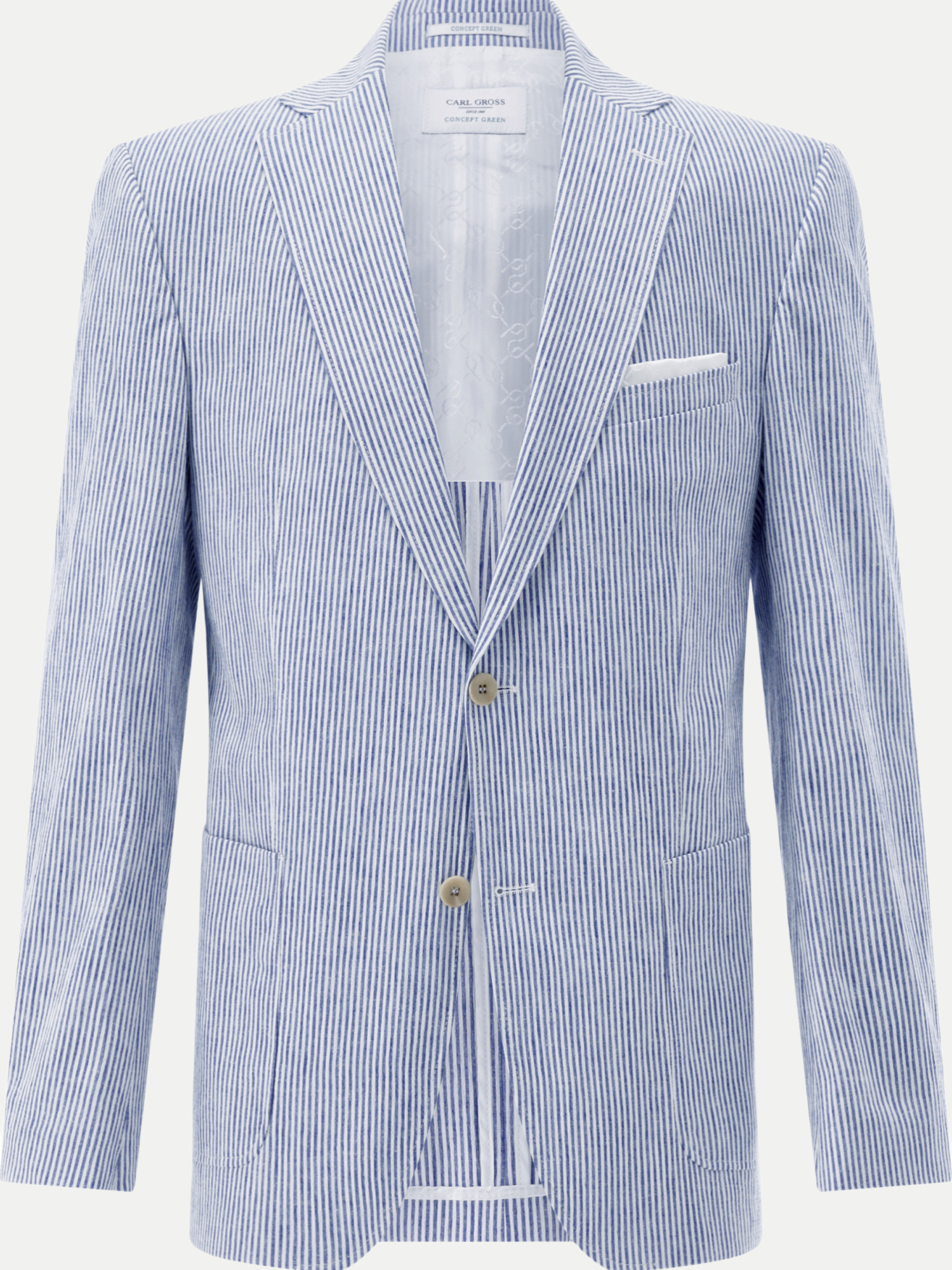 CARL GROSS Sakko CG Tebbo Blau 52