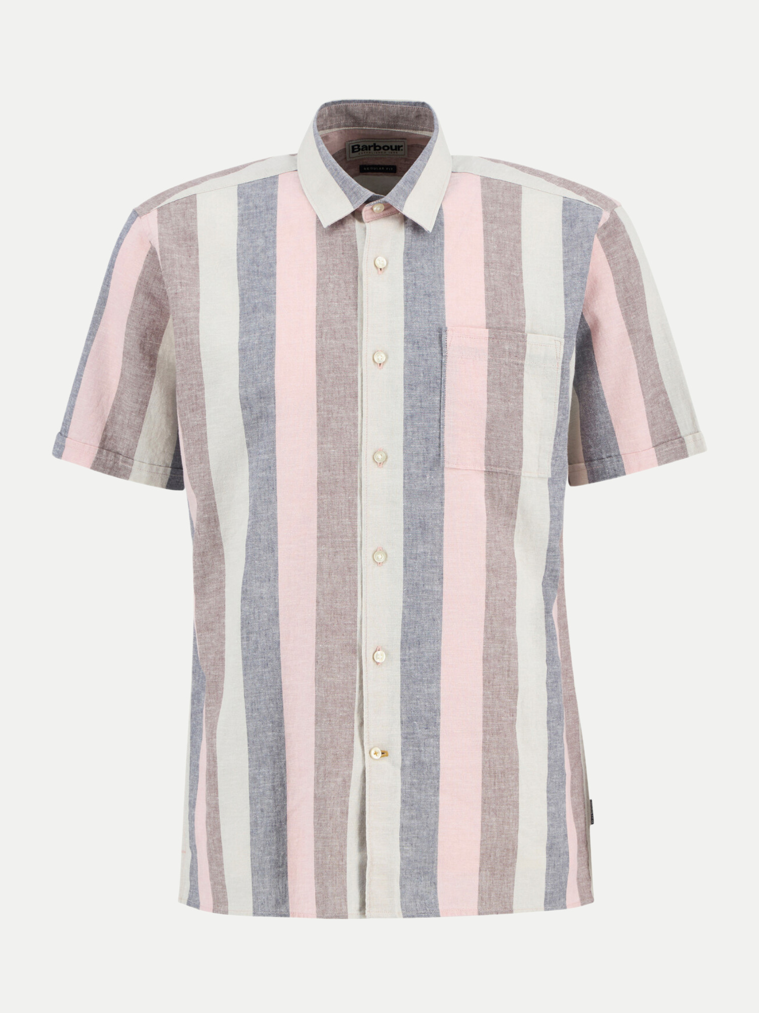 Barbour Hemd Portwell Rosa XL