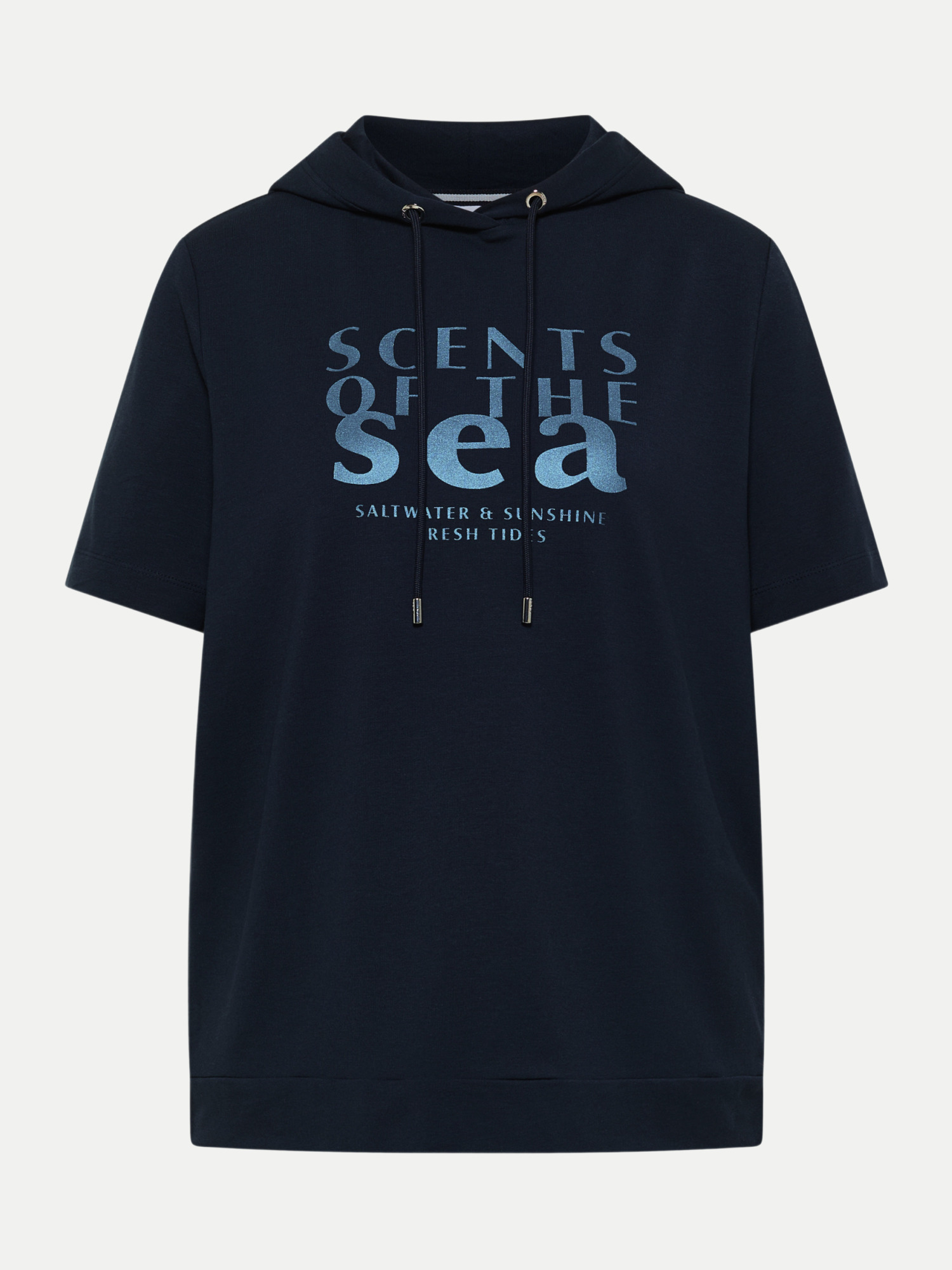 Sweatshirt mit Tunnelzug Blau XL