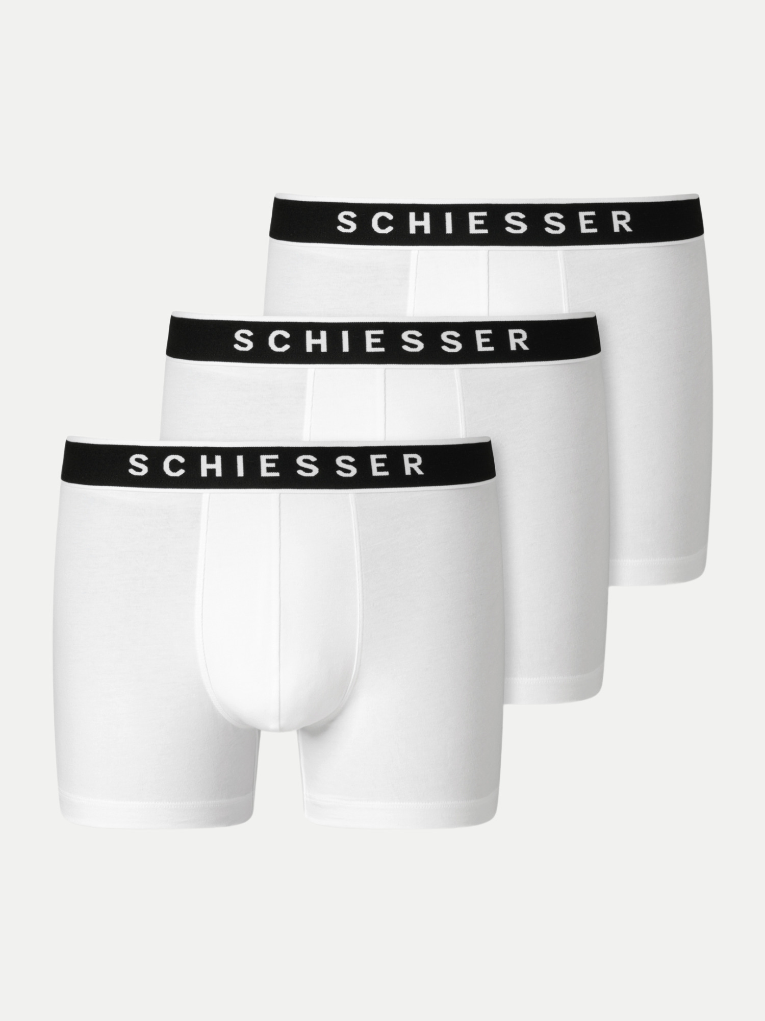 Schiesser 3PACK Shorts Weiß M