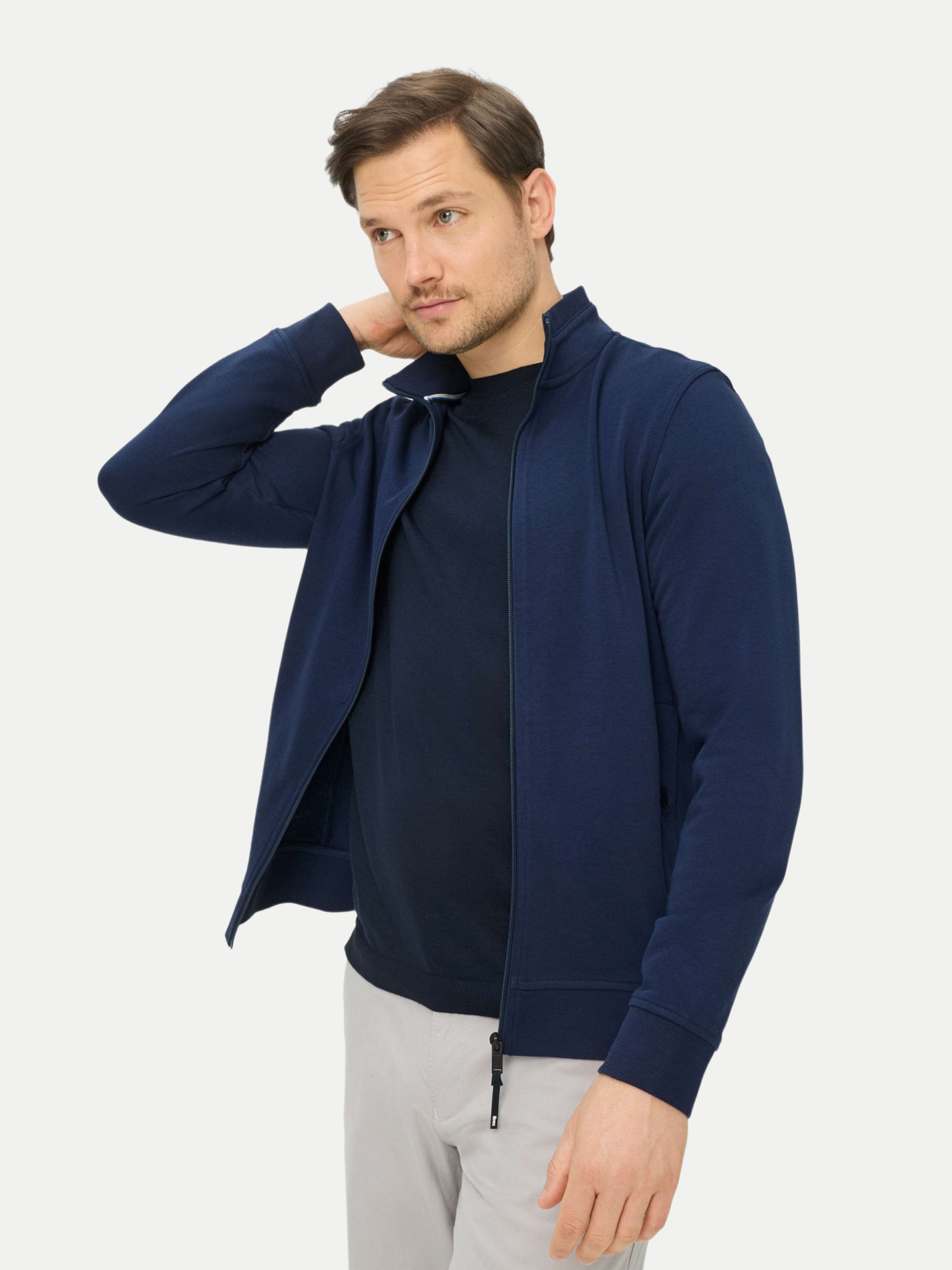 Brax Sweatjacke Style Scott Blau XL