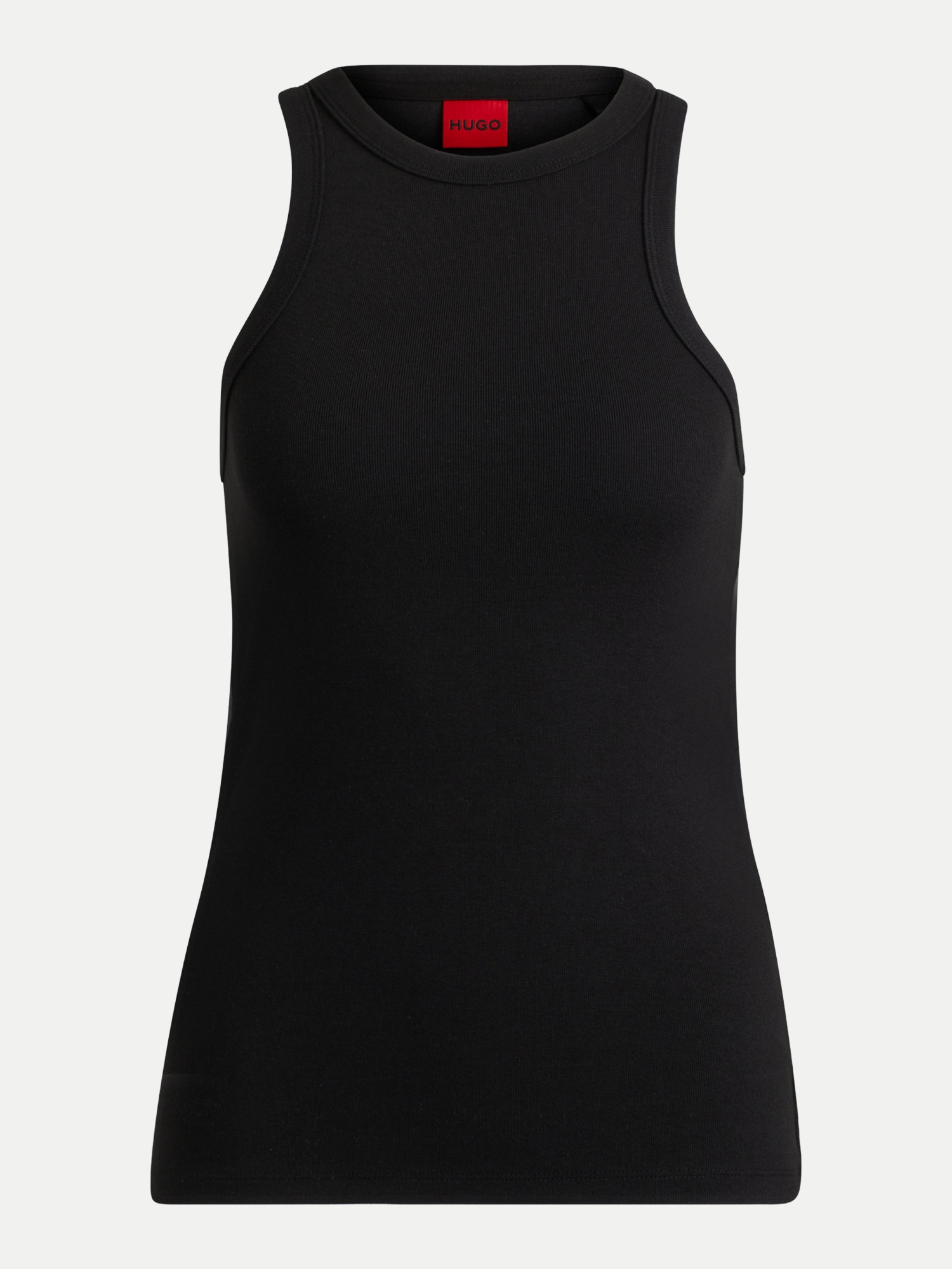 HUGO Top The Plain Tank Schwarz L