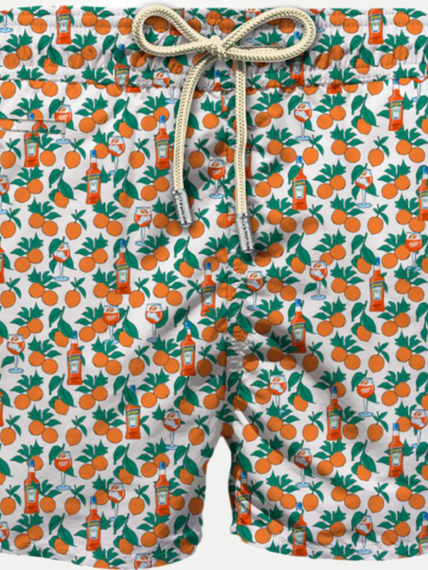 Badeshorts mit Aperol Print Mehrfarbig L
