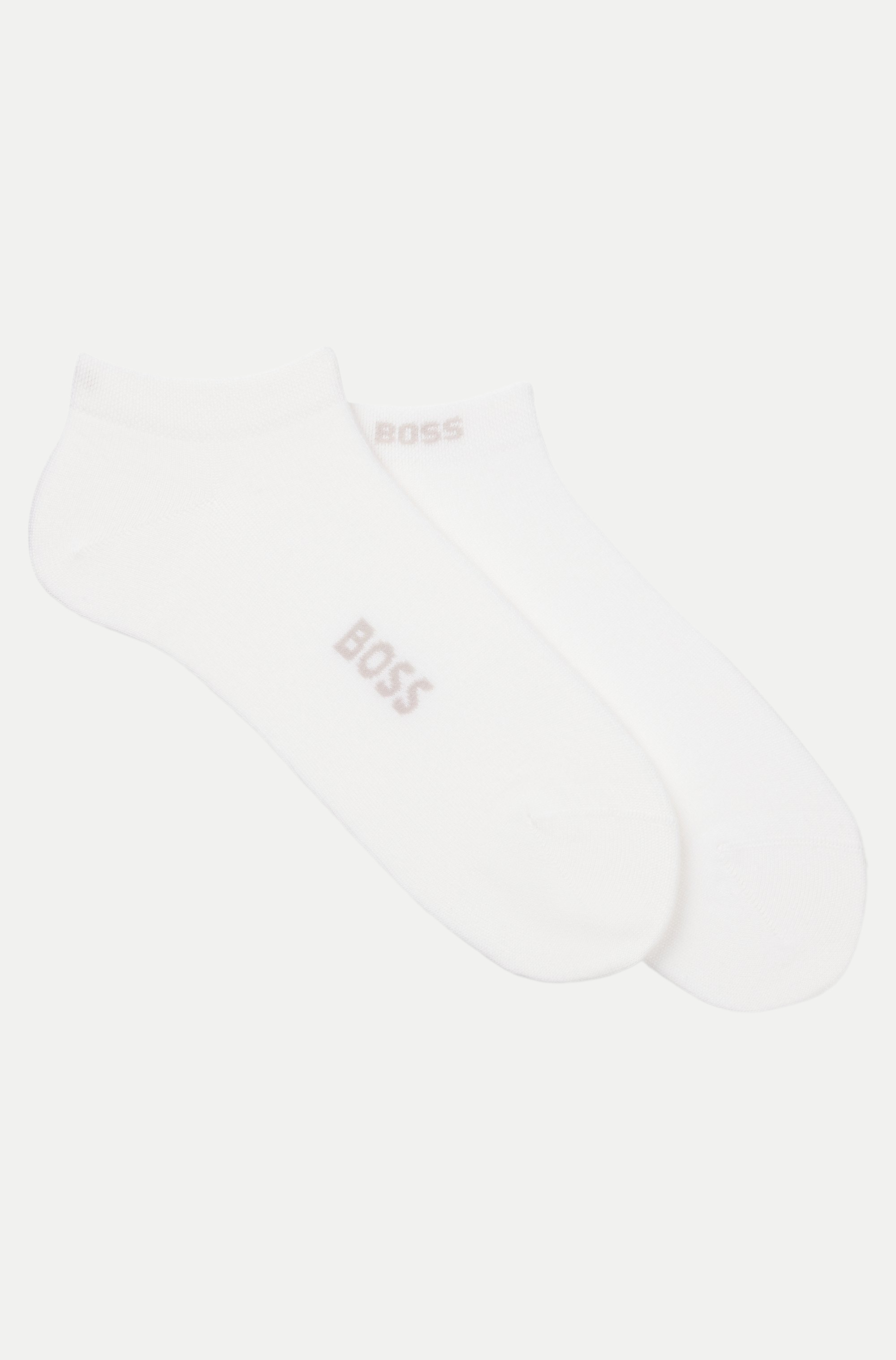 Sneaker-Socken 2er-Pack Weiß 39-42