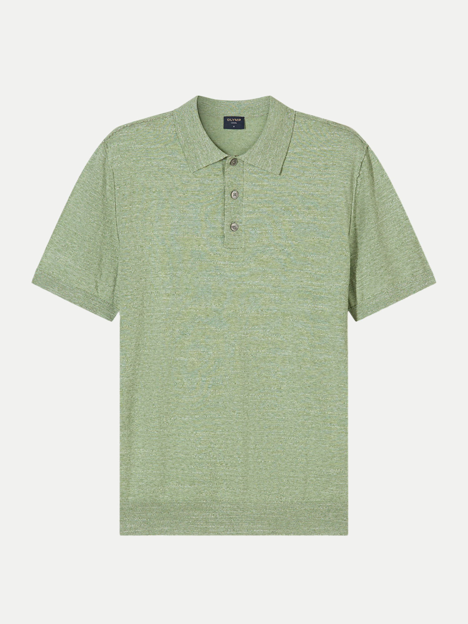 Olymp Strick- Poloshirt Grün XXL