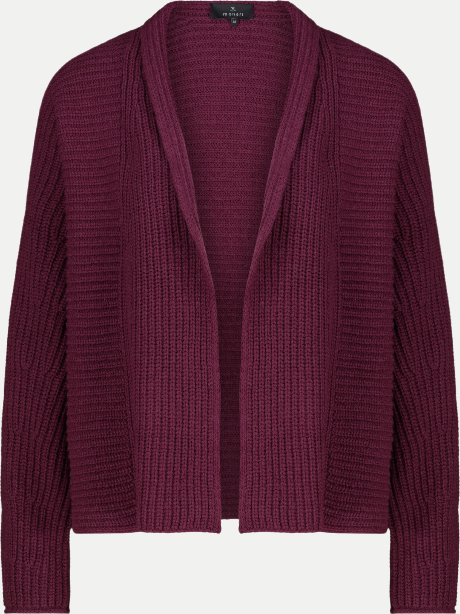 Stricküberwurf mit Rippenstruktur Violett 36