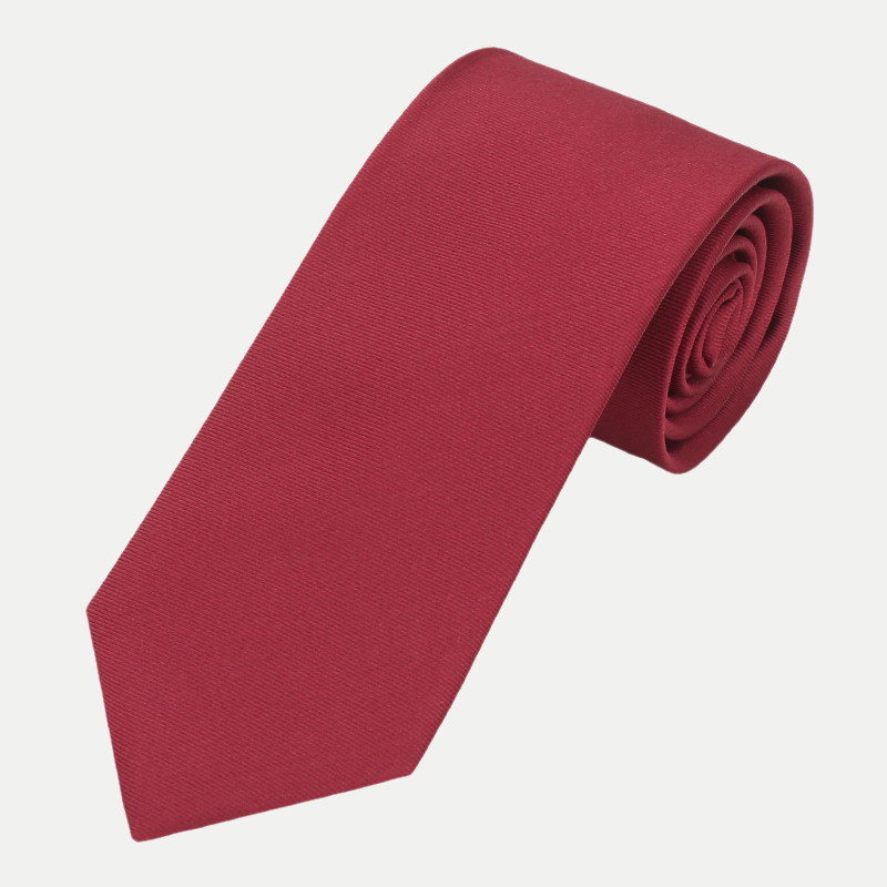 Krawatte aus Seide Rot