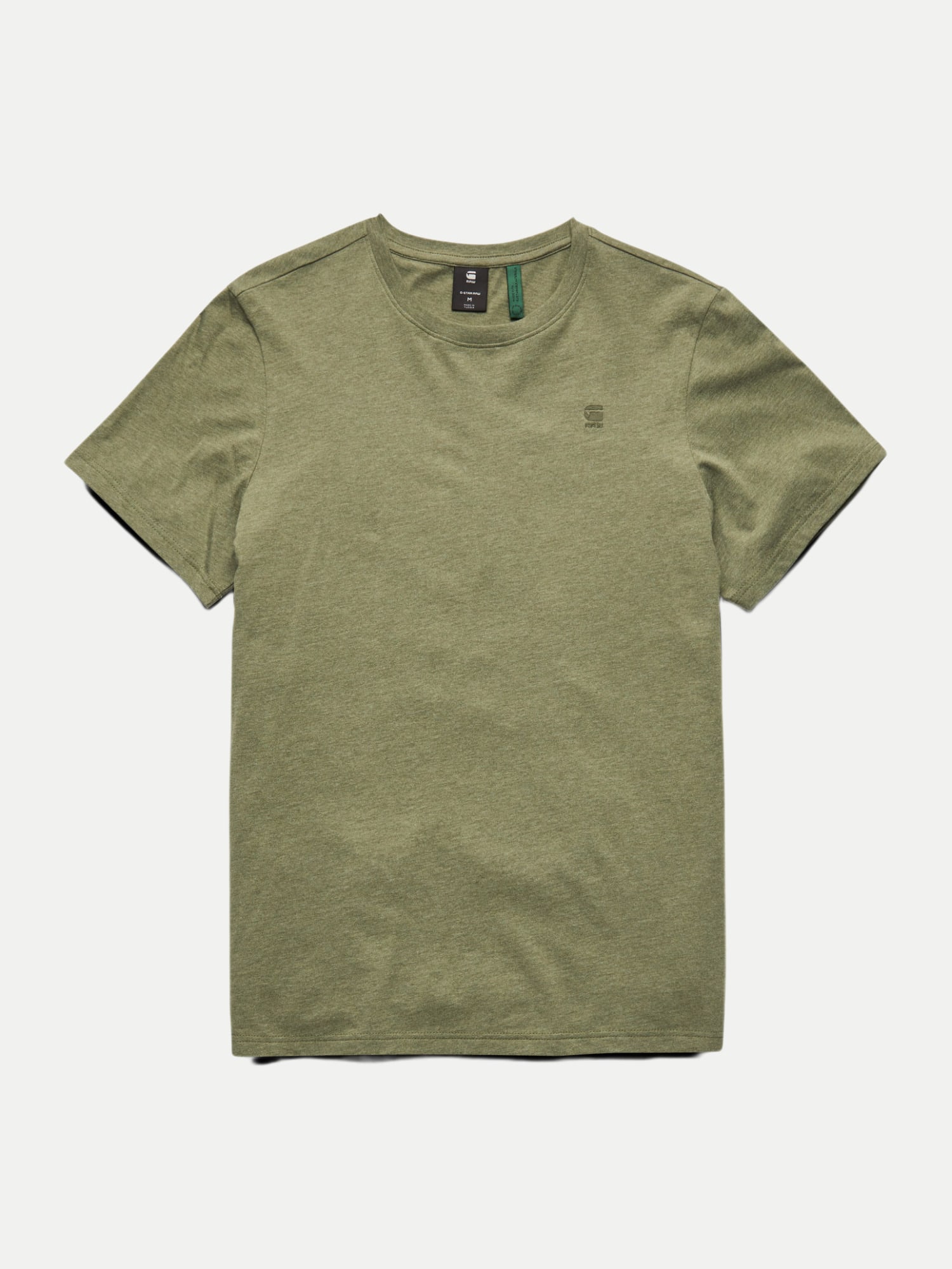 Base T-Shirt mit Mini-Logoprint Grün L