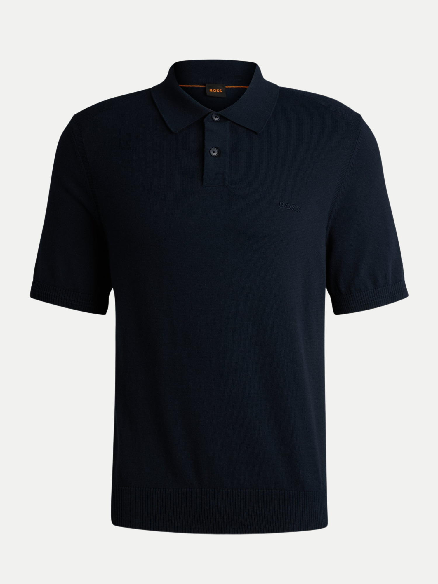 Boss Orange Polopullover Schwarz M