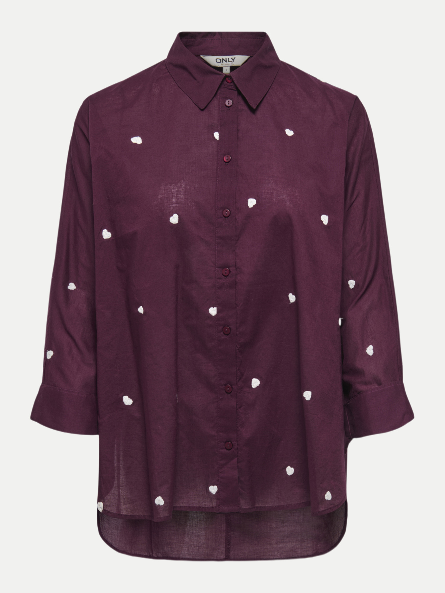 Only Hemdbluse Onlnew Violett L