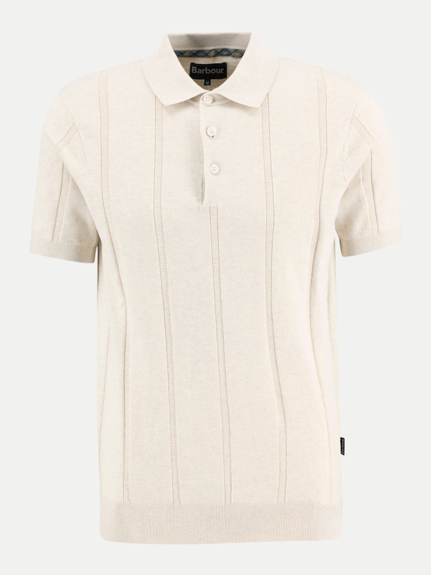 Barbour Strick Poloshirt Beige XL