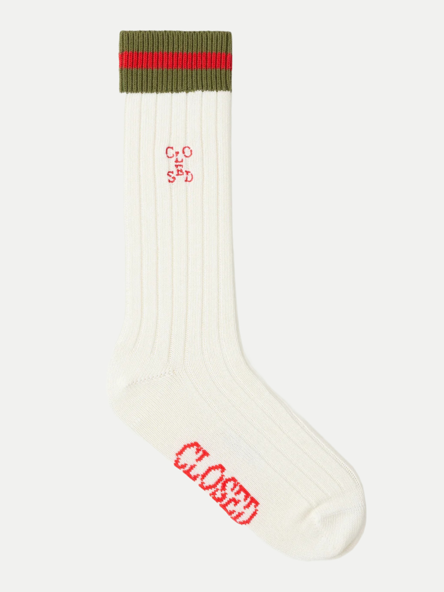 Closed Socken Monogramm Weiß M