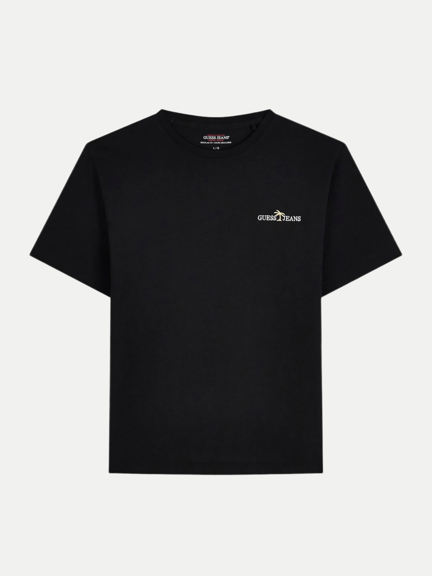 T-Shirt mit Logoprint Schwarz L