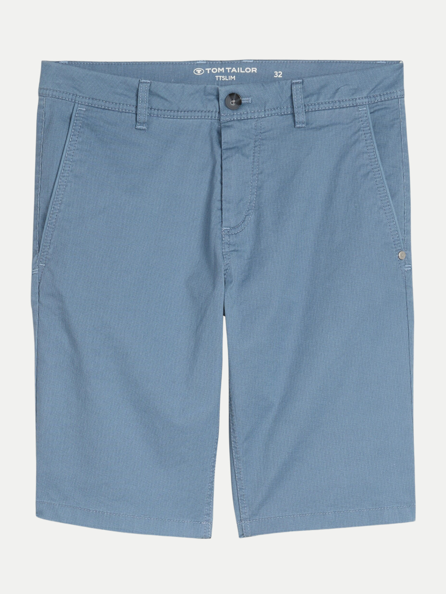 Kurze Chinohose Blau 38