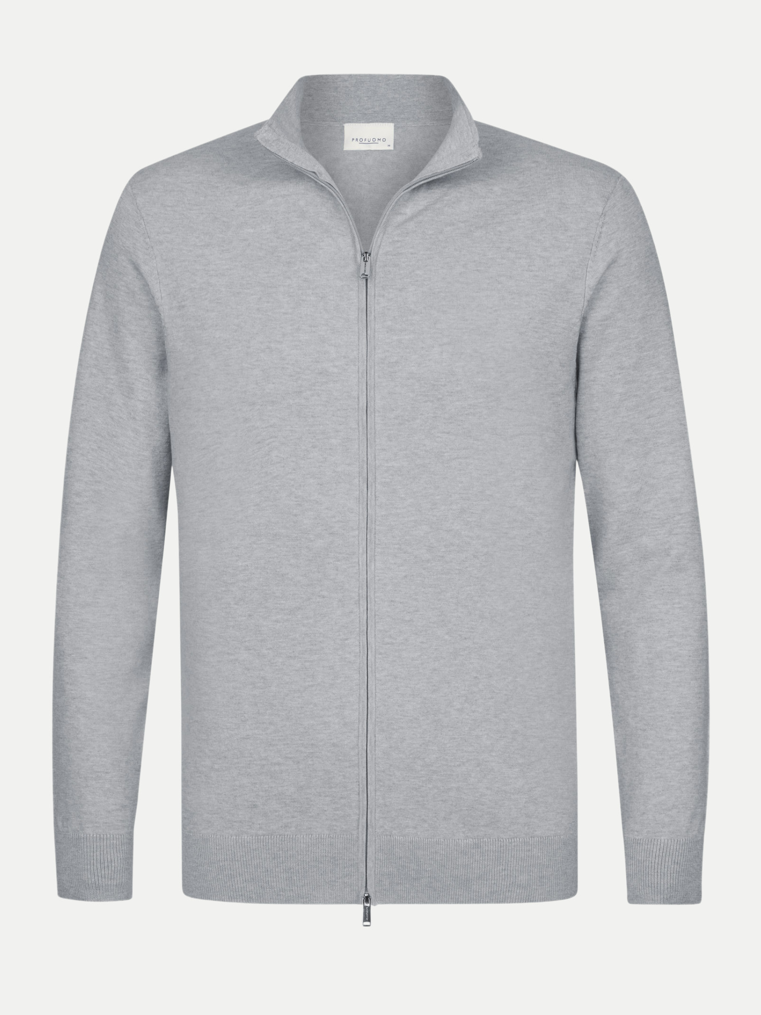 Cardigan mit Stehkragen Grau XL