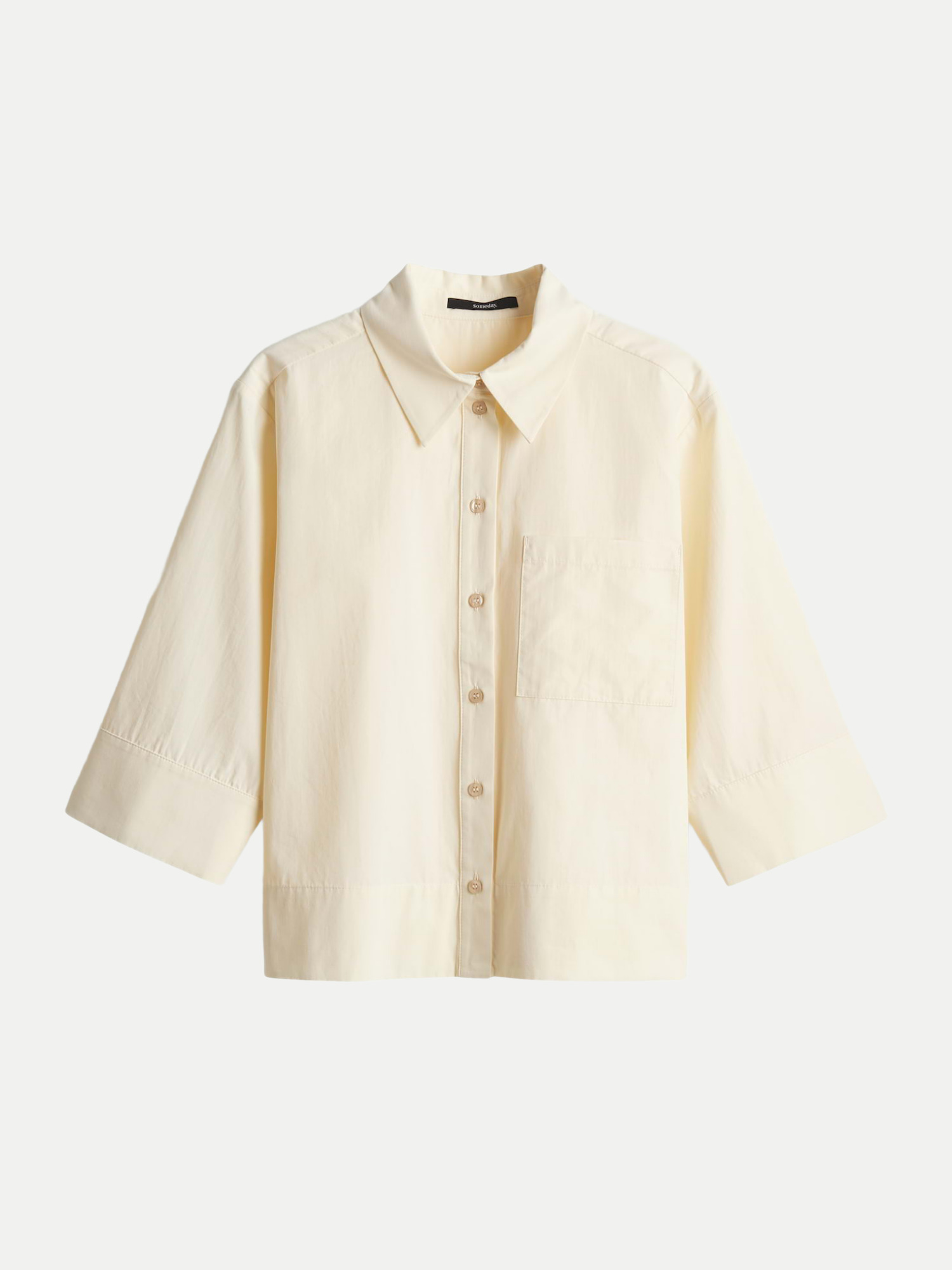 Boxy-Fit Bluse Zarba bold Beige 36
