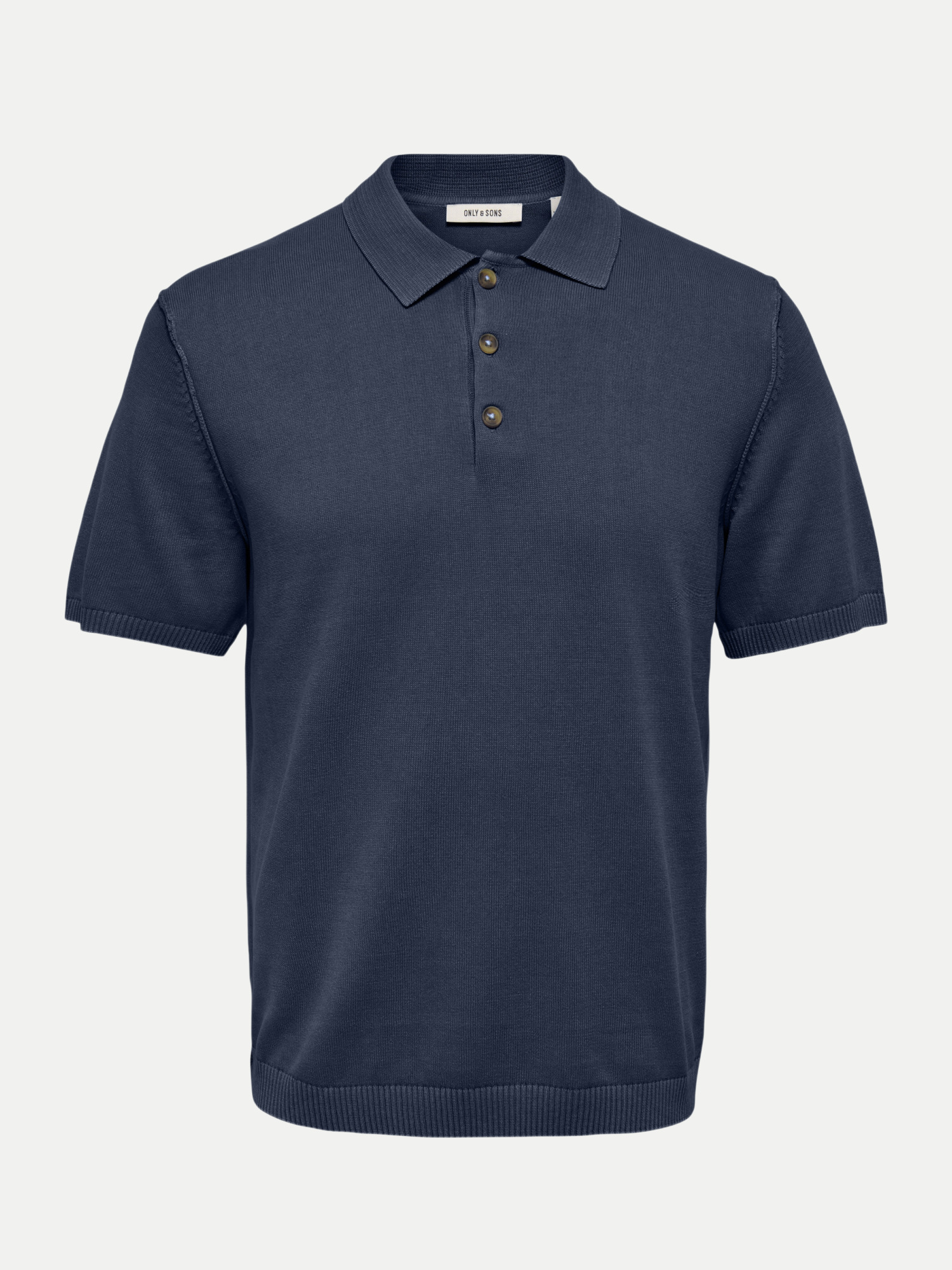 Polohemd mit kurzarm Blau M