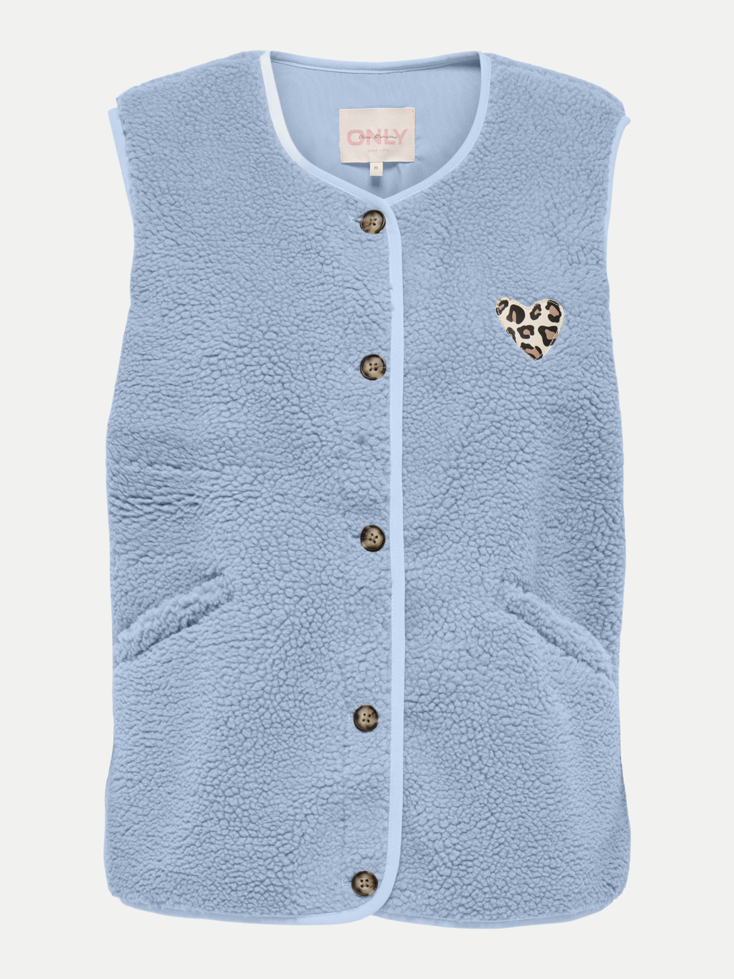 Only Teddyweste ONLBABY Blau S