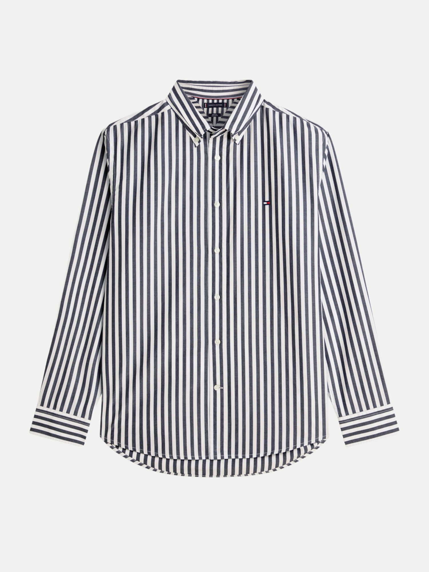 Regular-Fit Popeline-Hemd Blau M