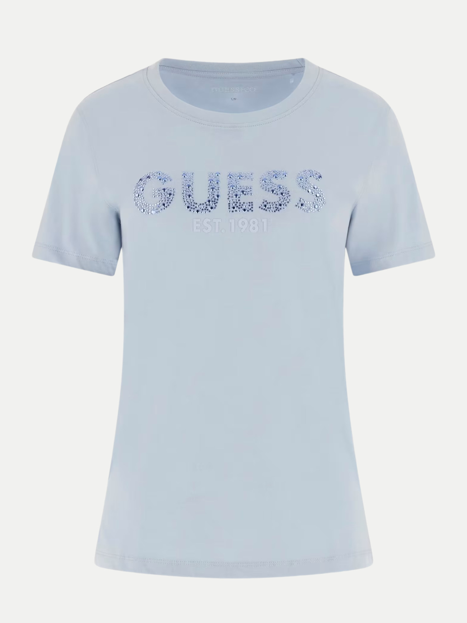 Guess T-Shirt mit Logo Blau XS