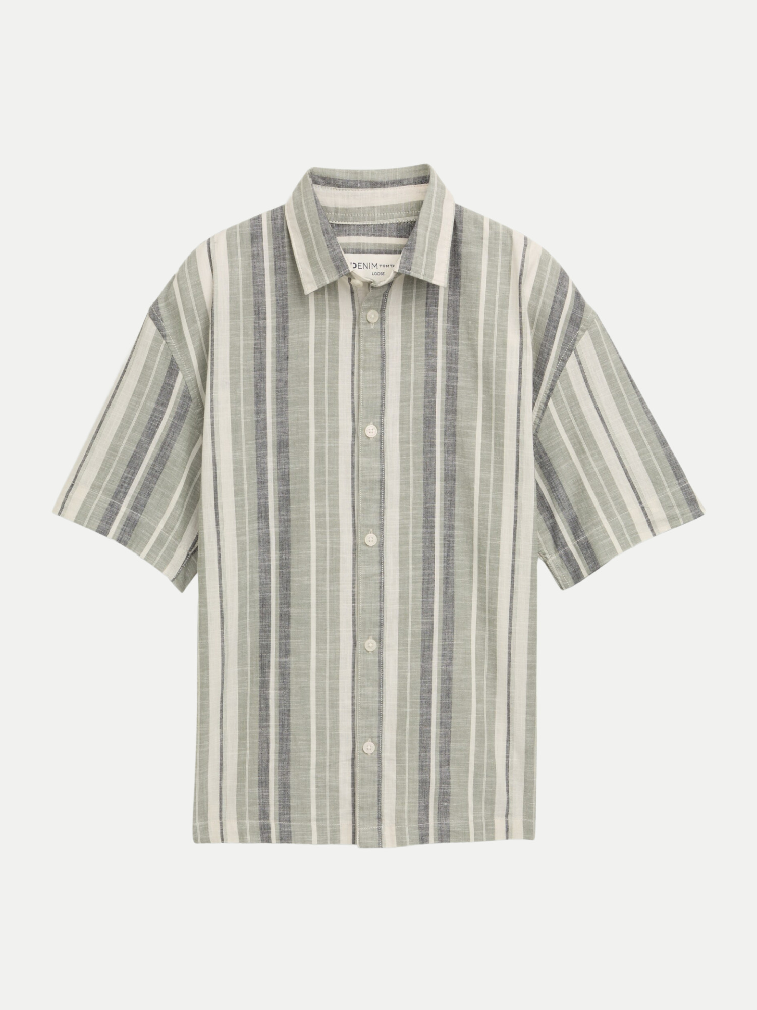 Loose-Fit Hemd Grau M
