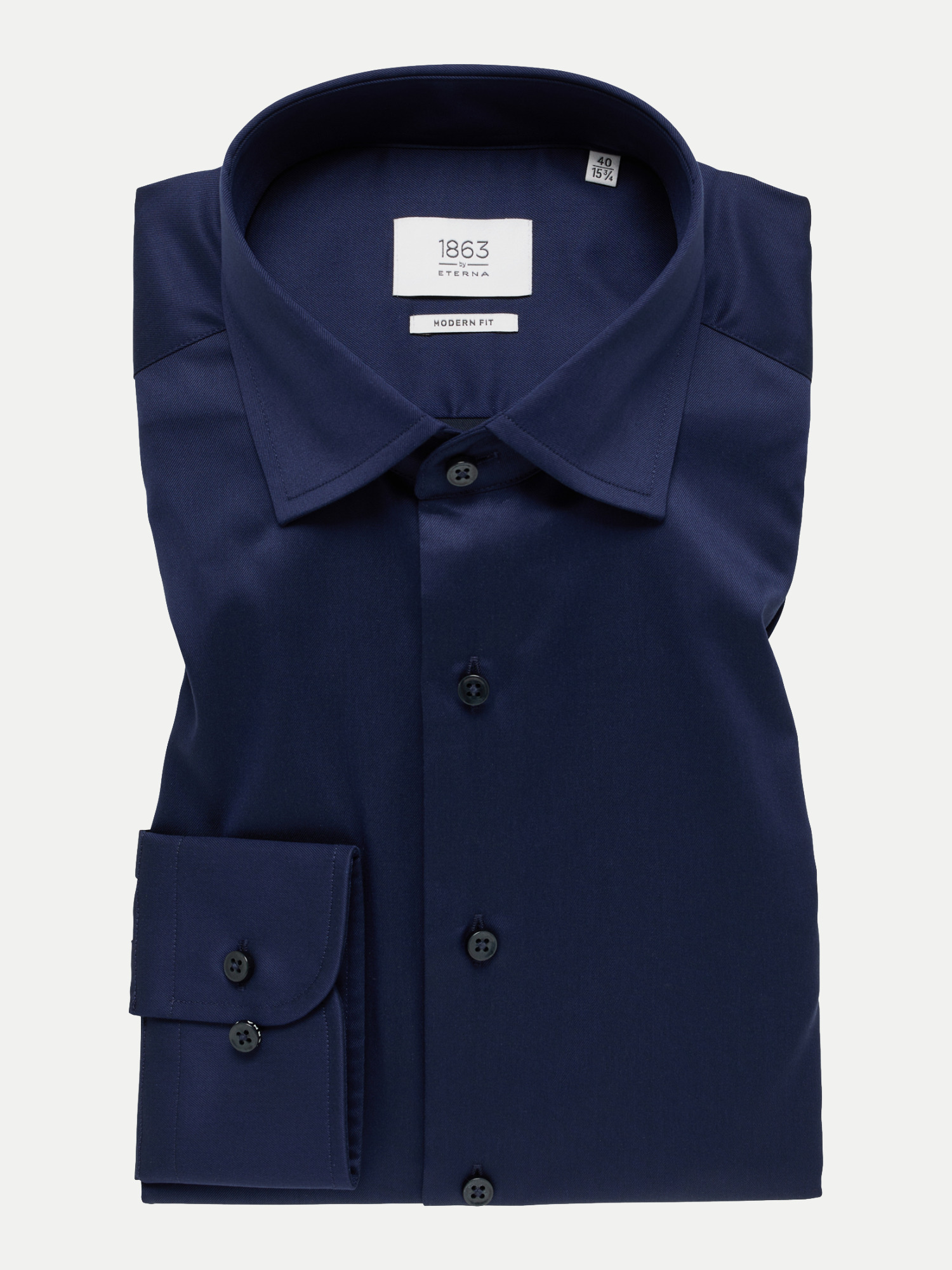 Modern-Fit Luxury Hemd Blau 43
