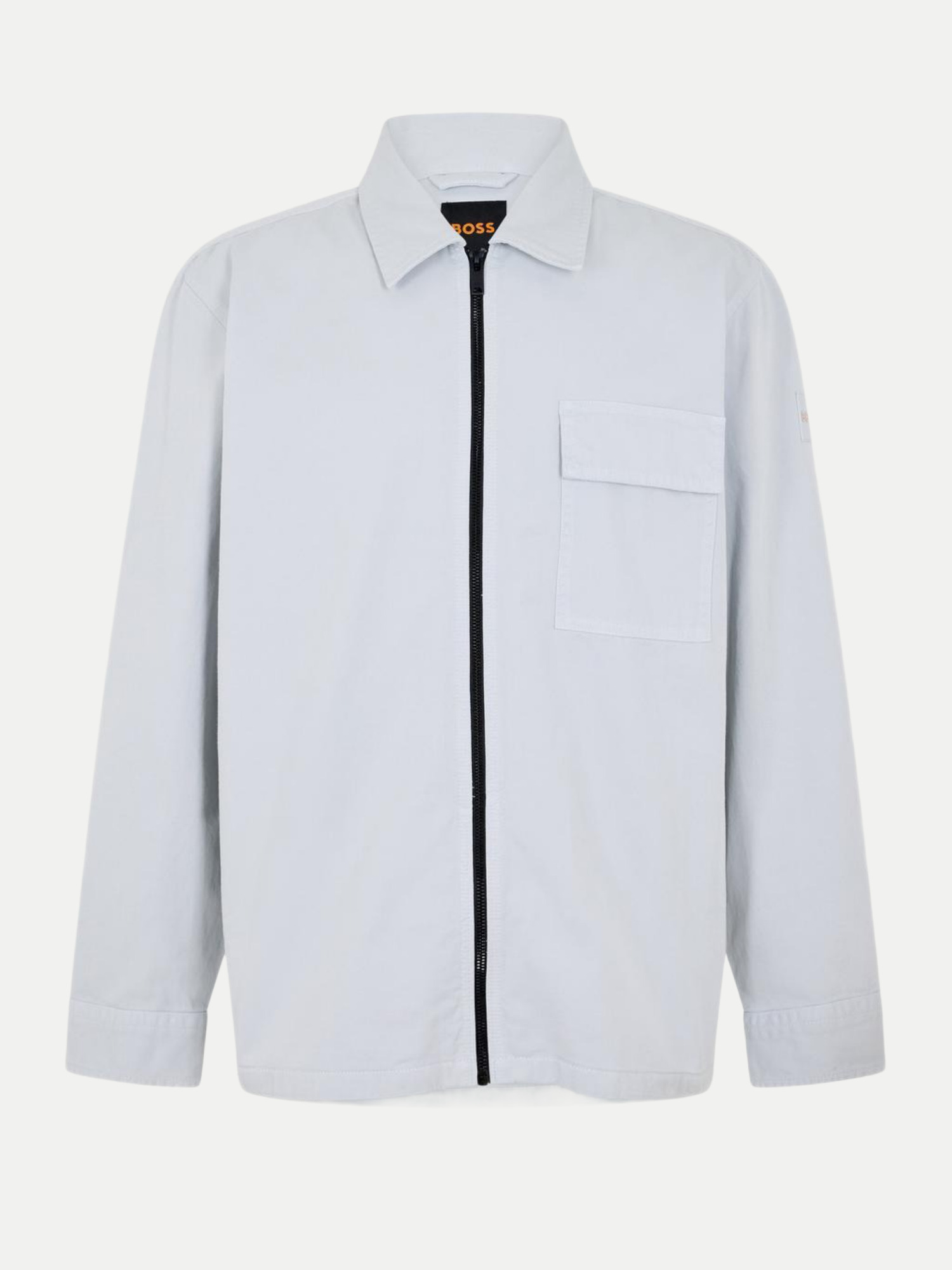 Orange Overshirt Lorum_M Weiß S