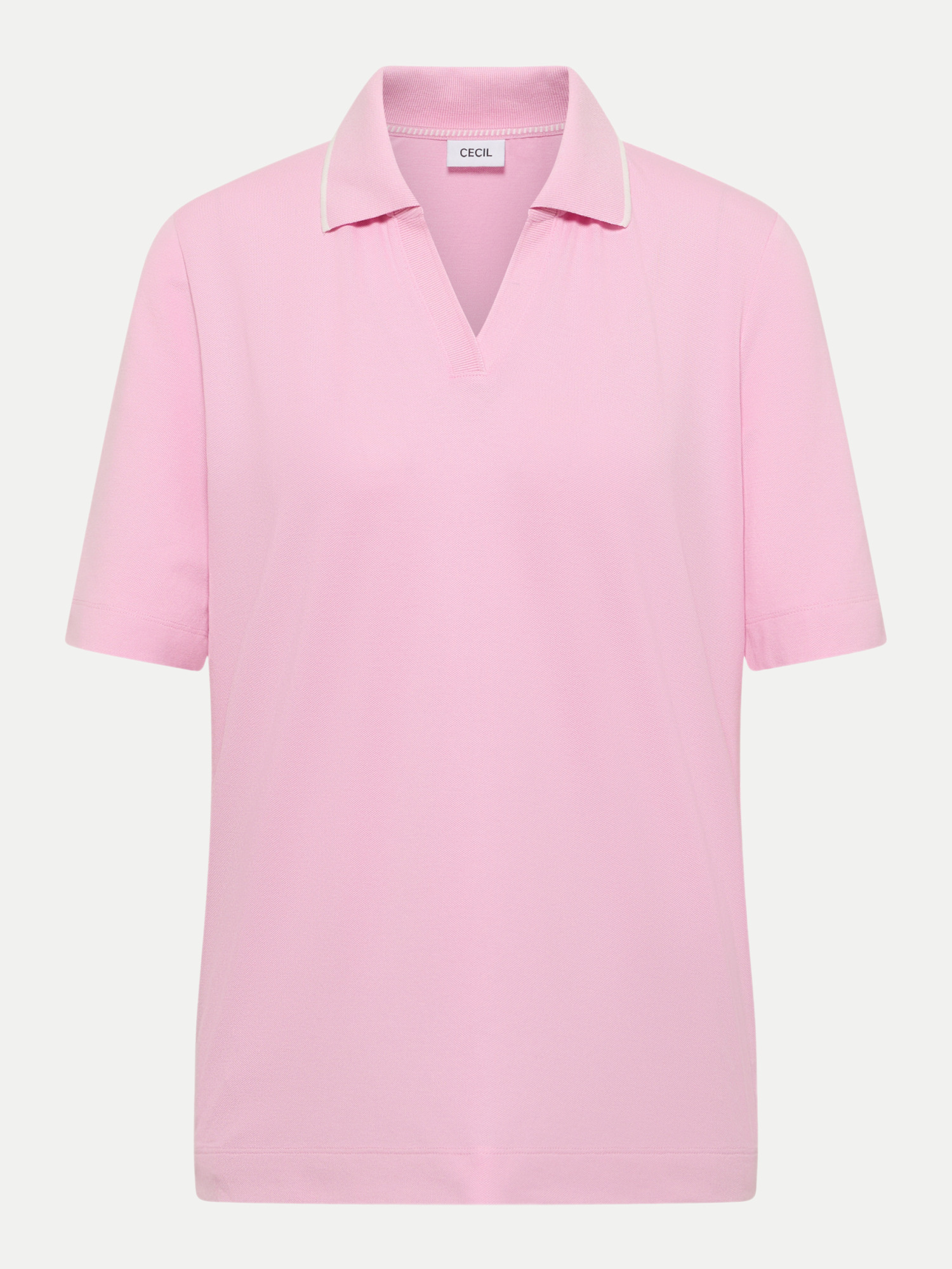 Cecil Piquée Polo Shirt Rosa M
