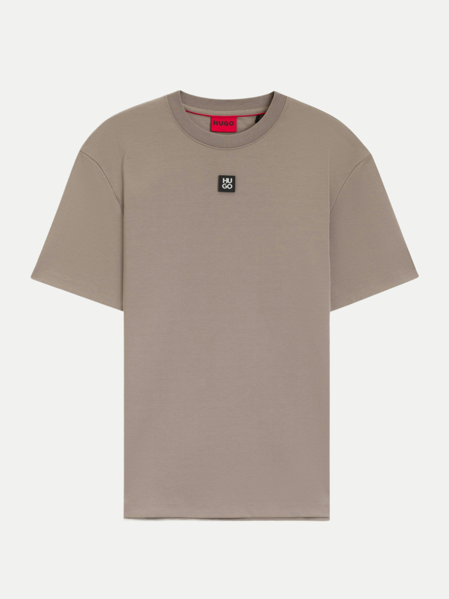 HUGO T-Shirt mit Logo Braun M