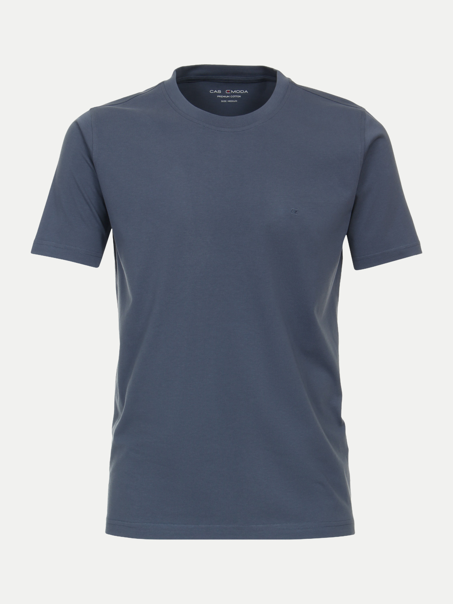 Casamoda Basic T-Shirt Blau M