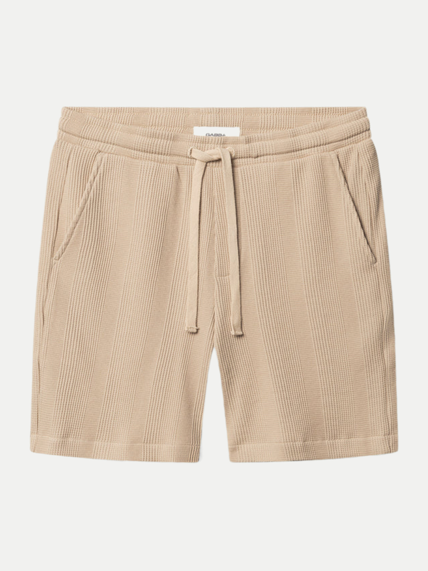 Shorts mit Waffelstruktur Beige XL