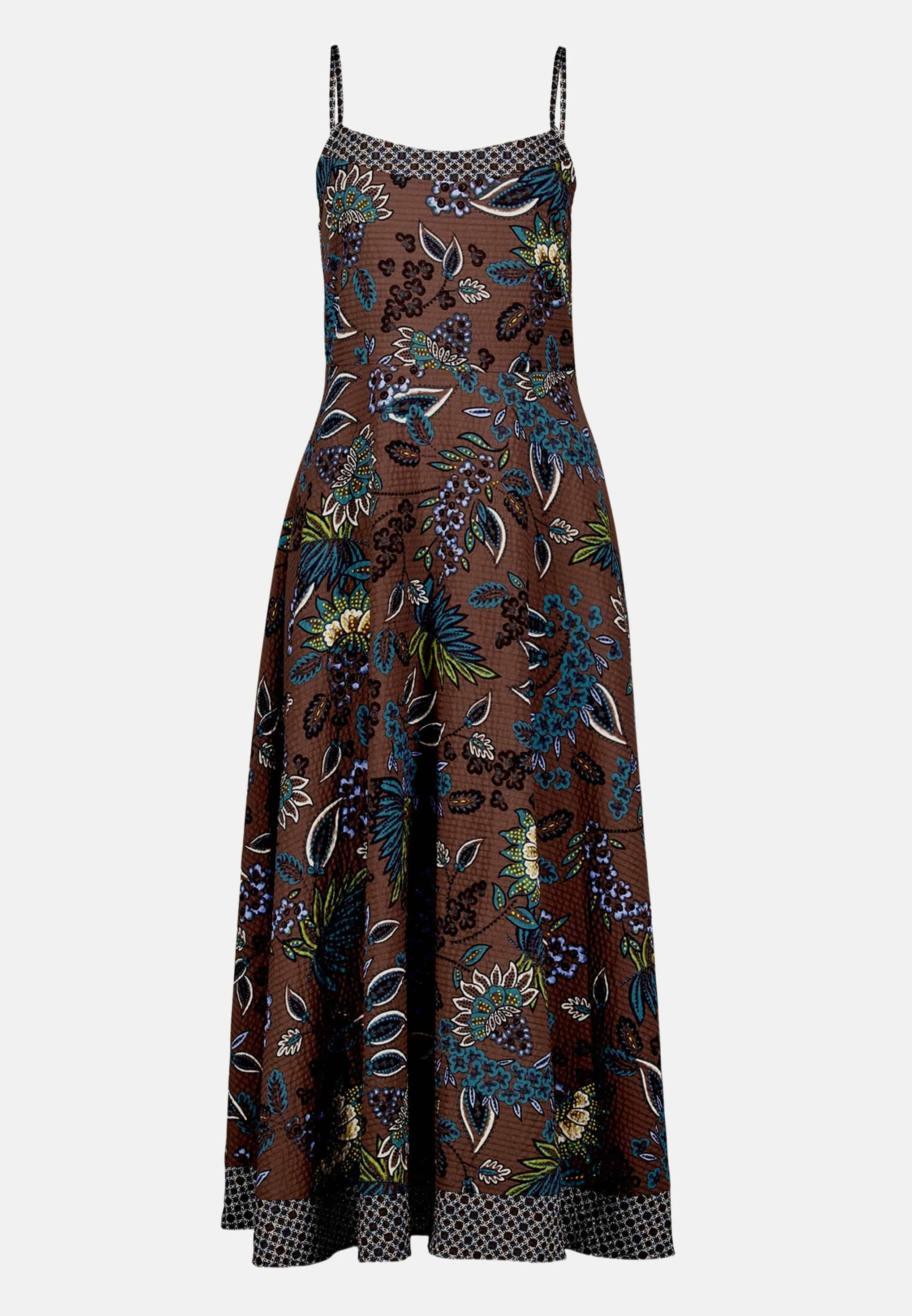 Zero Kleid Lang ohne Arm Braun 44