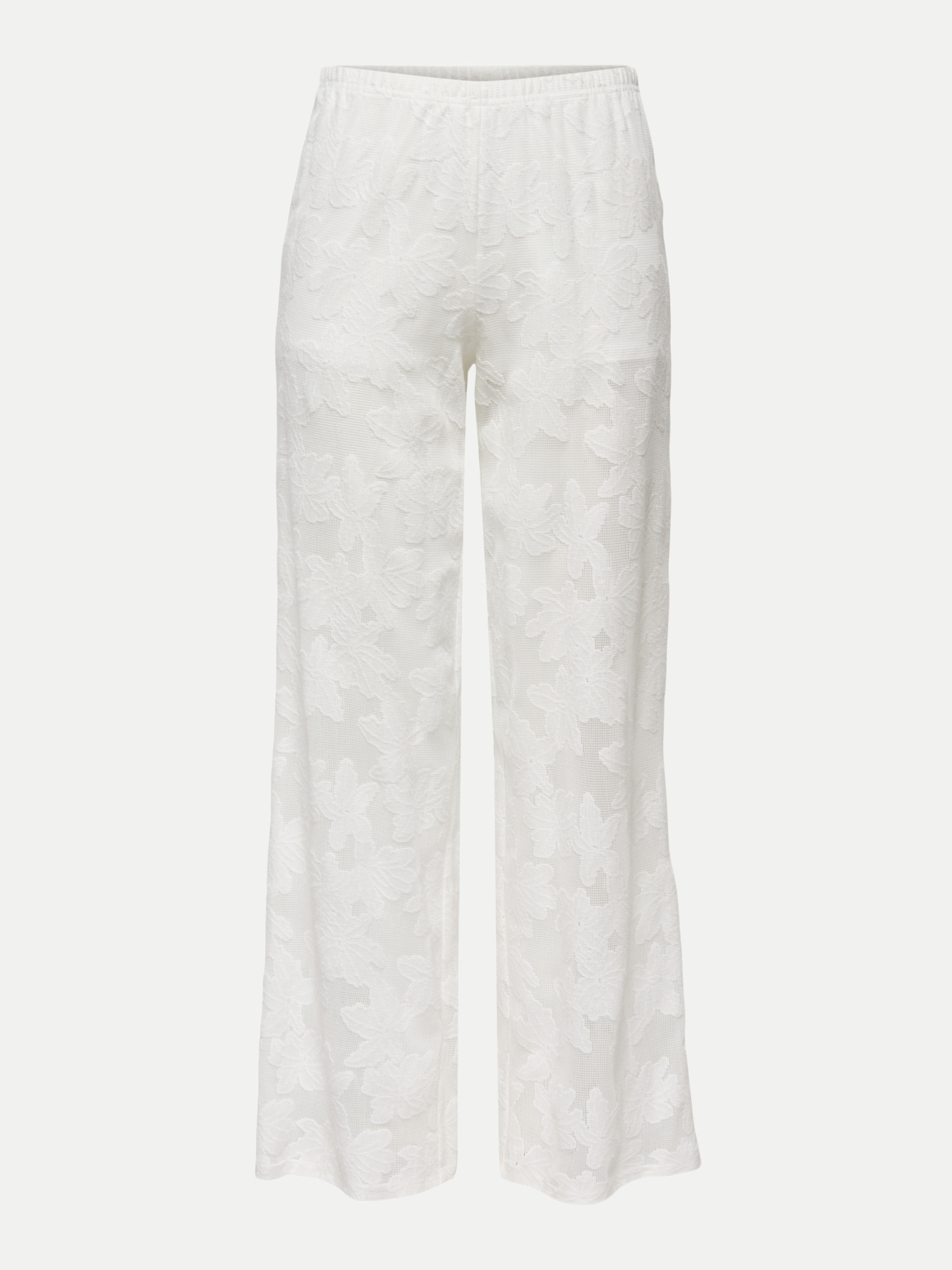 Only Wide Leg Hose Weiß S