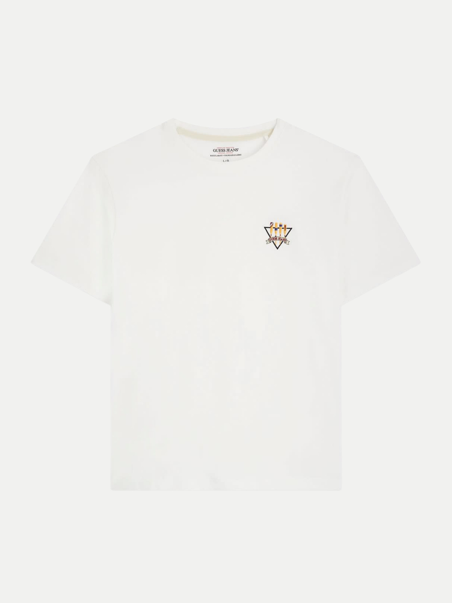 T-Shirt mit Logoprint Weiß XL