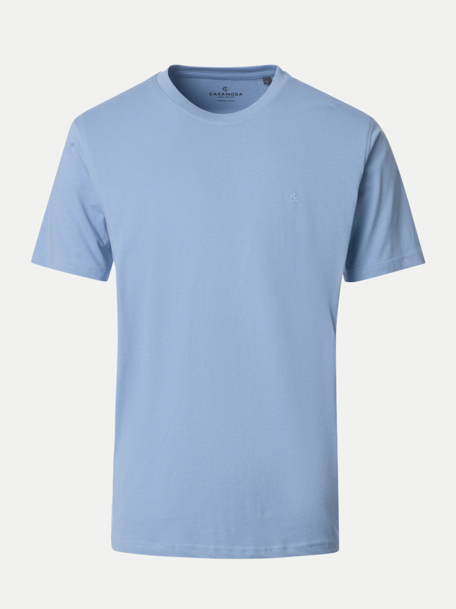 Casamoda Basic T-Shirt Blau XL