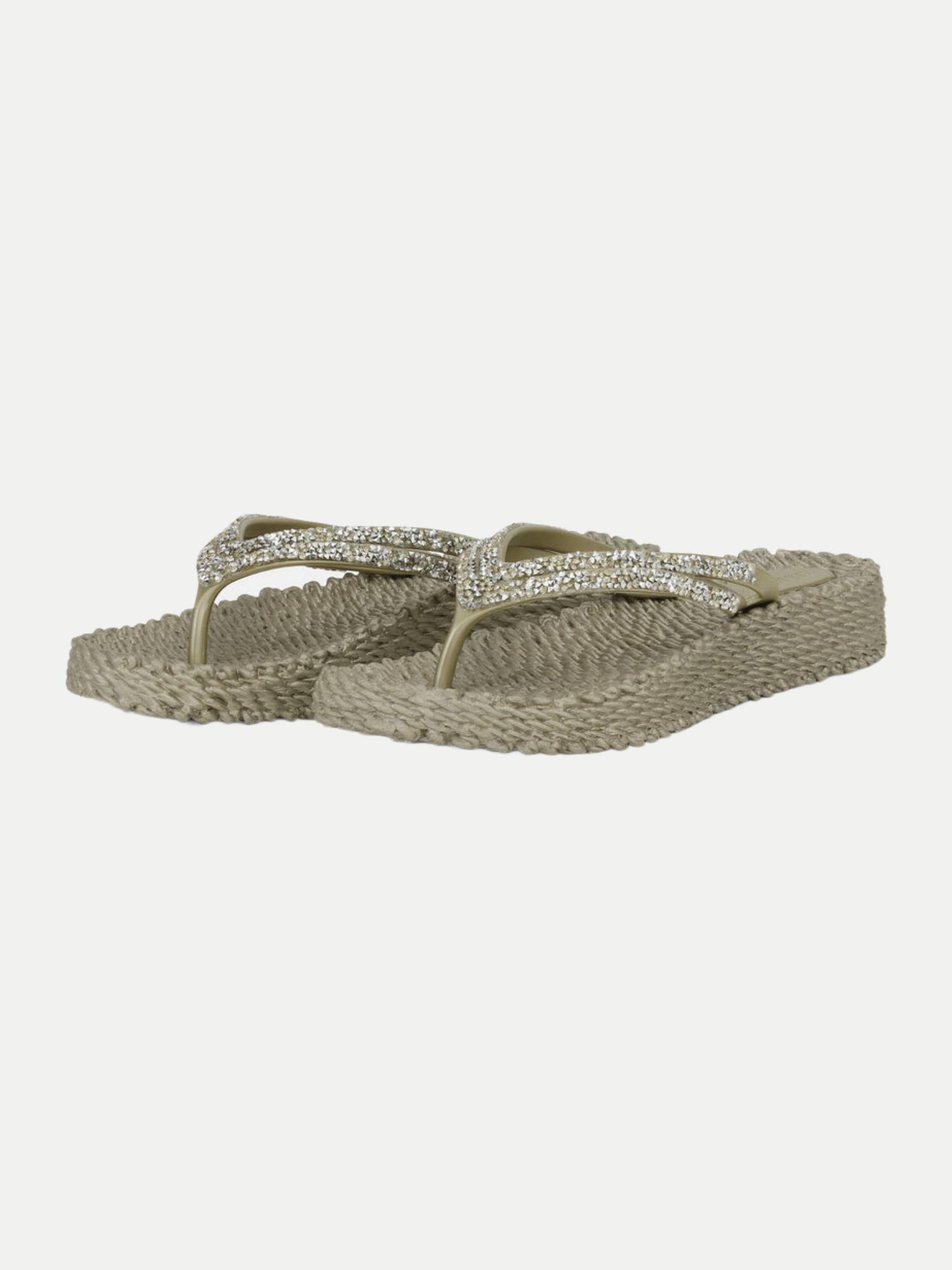 Flip Flop mit Platform Beige 41