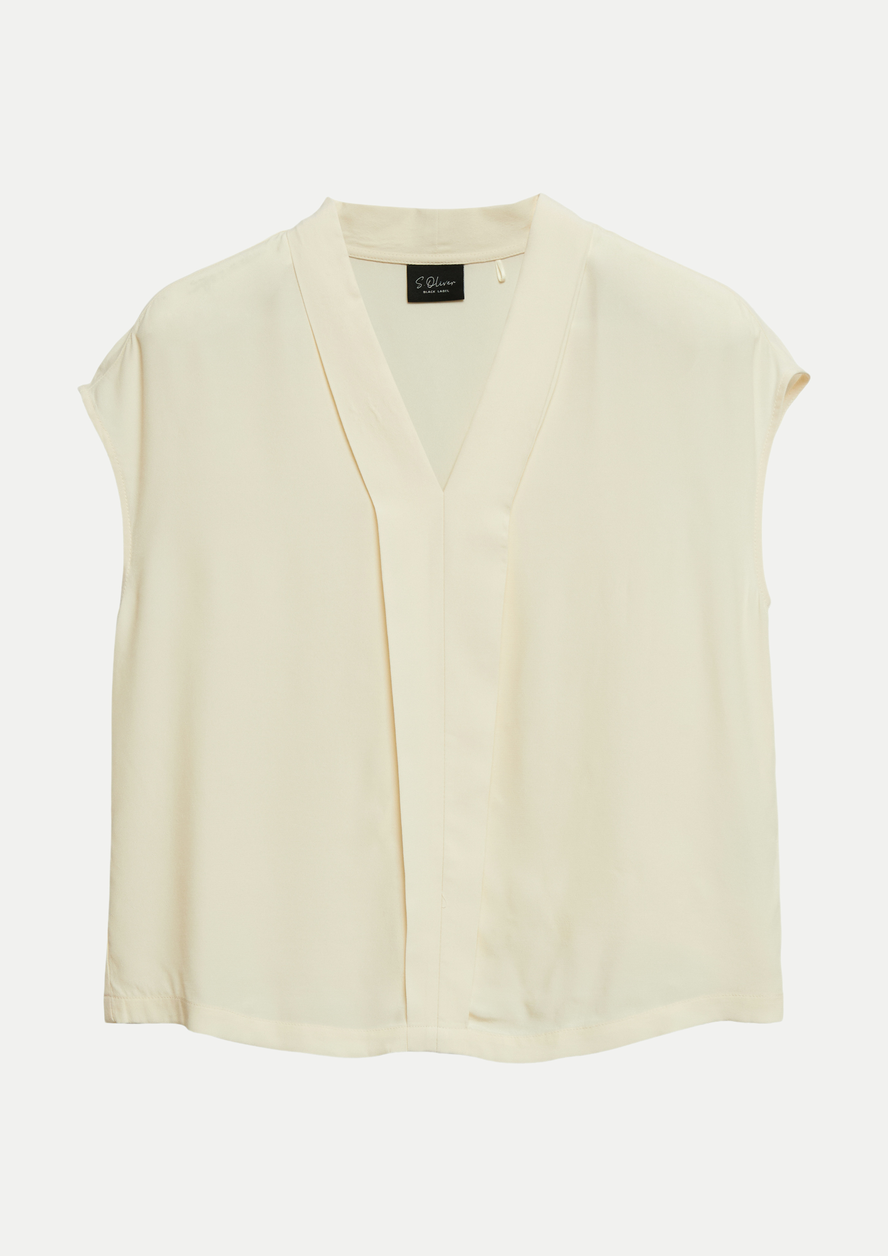 BLACK LABEL Regular-Fit Bluse Beige 40