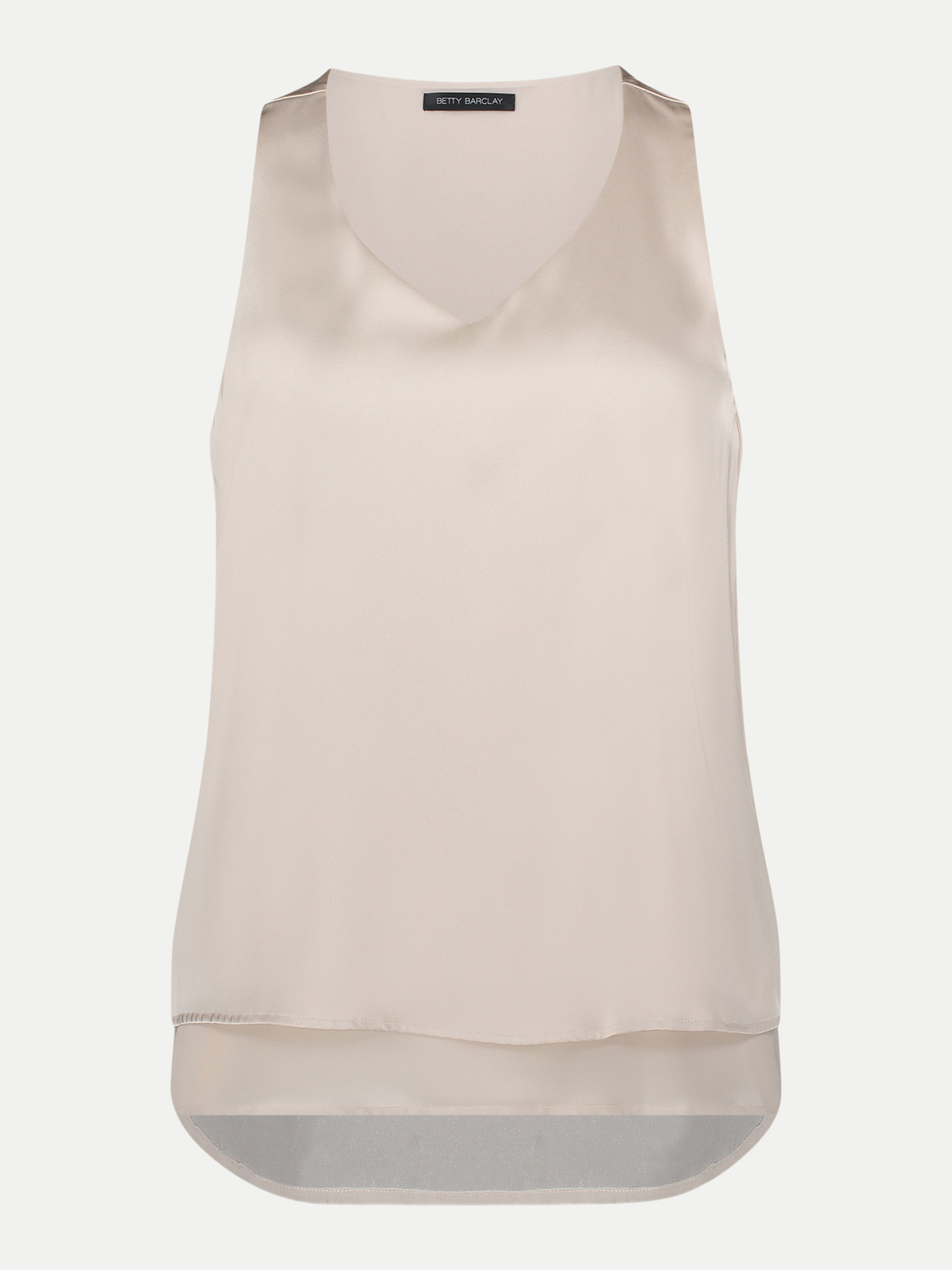 Bluse Figurumspielend Beige 48