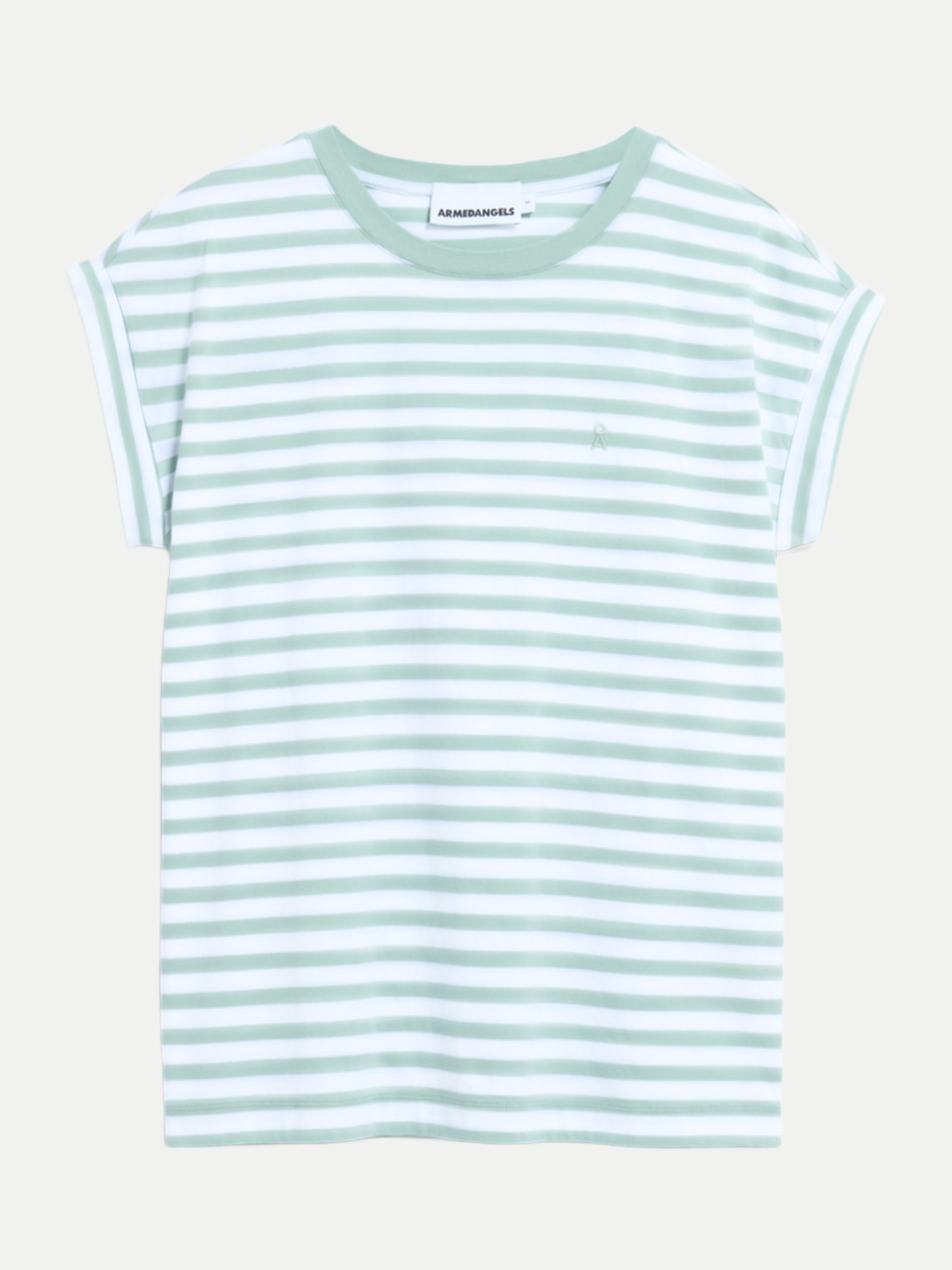 T-Shirt IDAARA STRIPES Weiß M