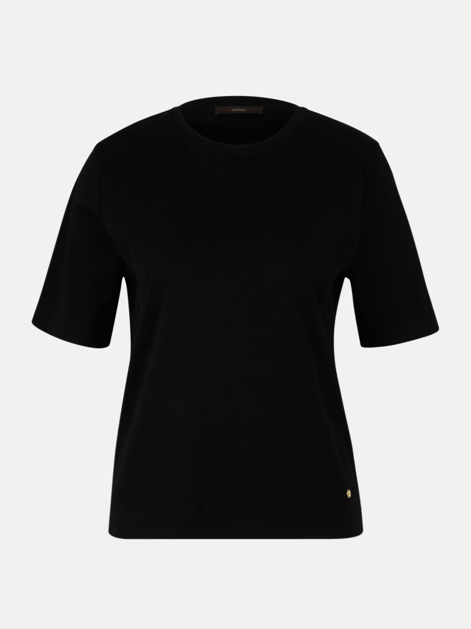 T-Shirt klassisch Schwarz 34