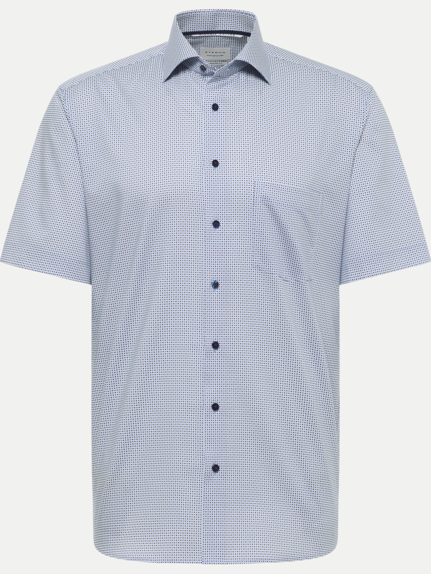 Eterna Kurzarmhemd Blau 41