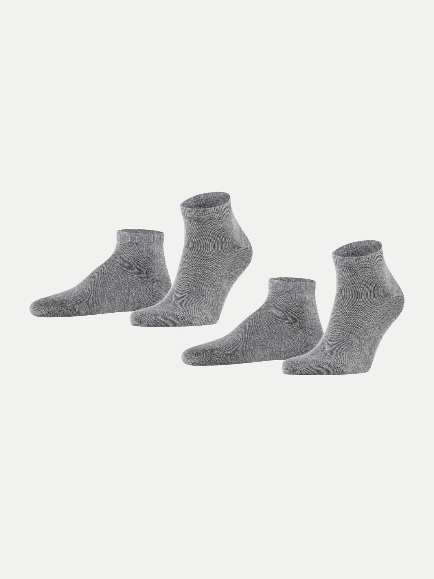 Er Pack Sneakersocken Grau 39-42
