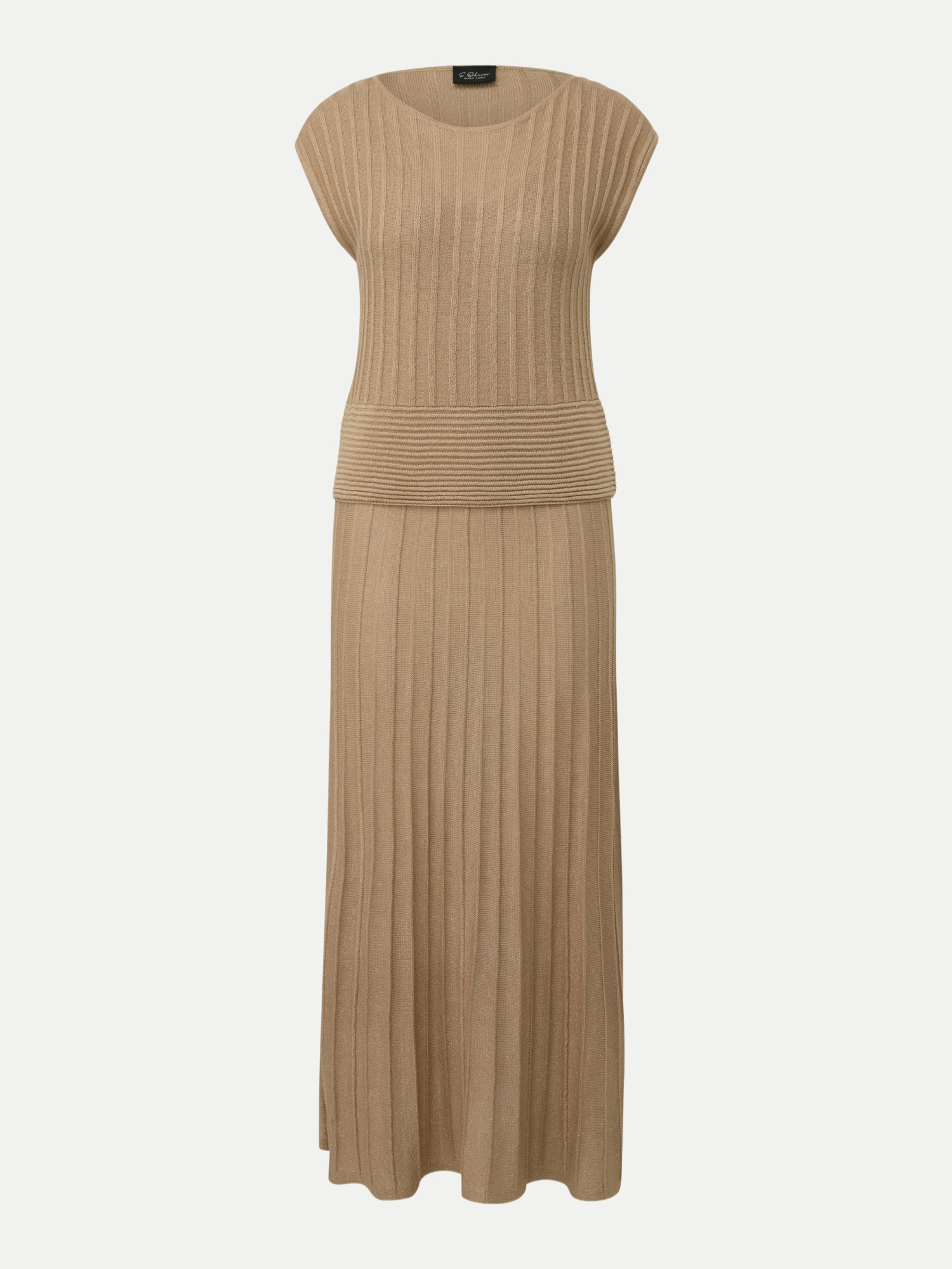 BLACK LABEL Midi-Strickkleid Beige 36