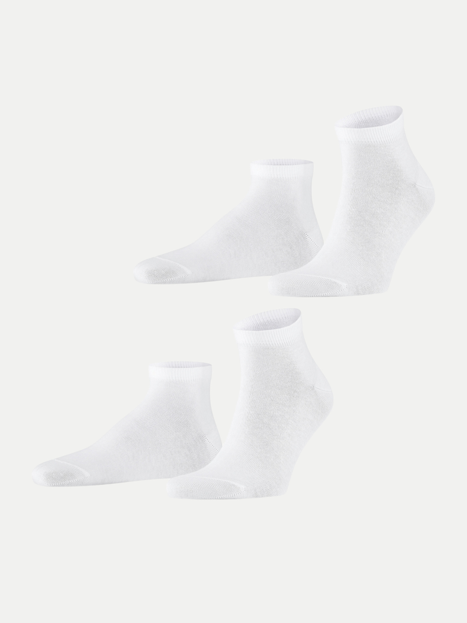 Er Pack Sneakersocken Weiß 43-46