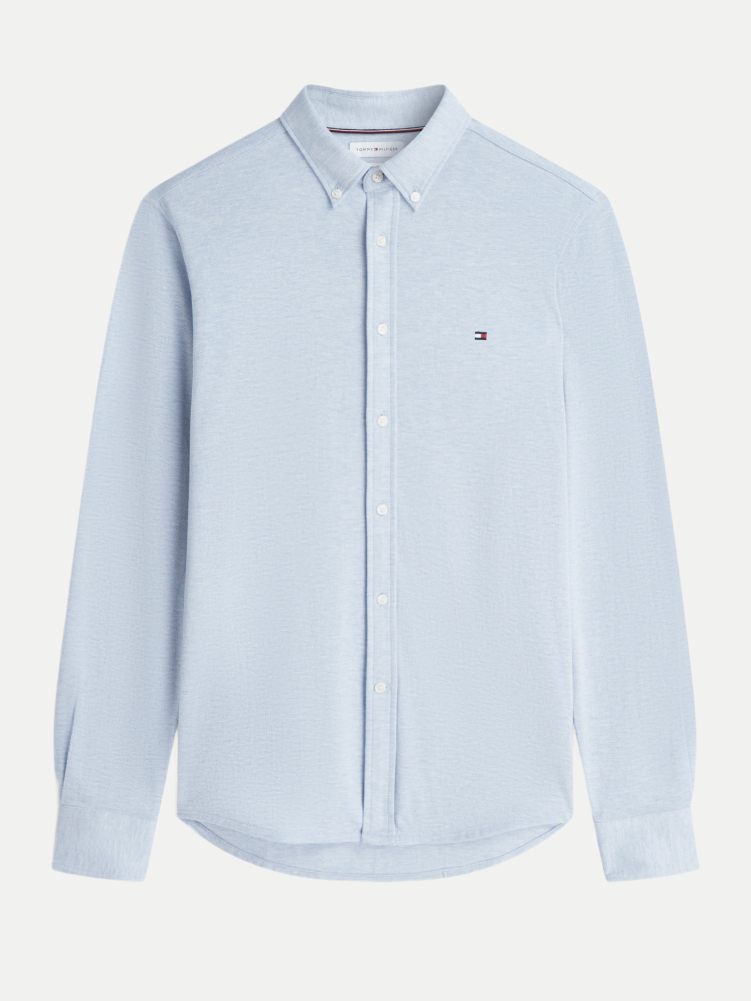 Pique-Hemd mit Logo Blau XXL