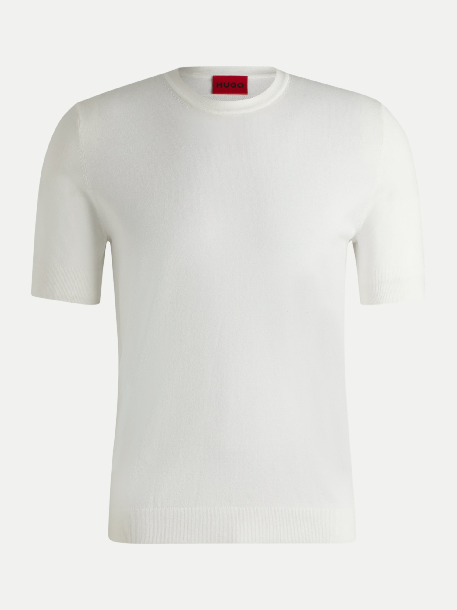 HUGO Basic T-Shirt San Carl Weiß S