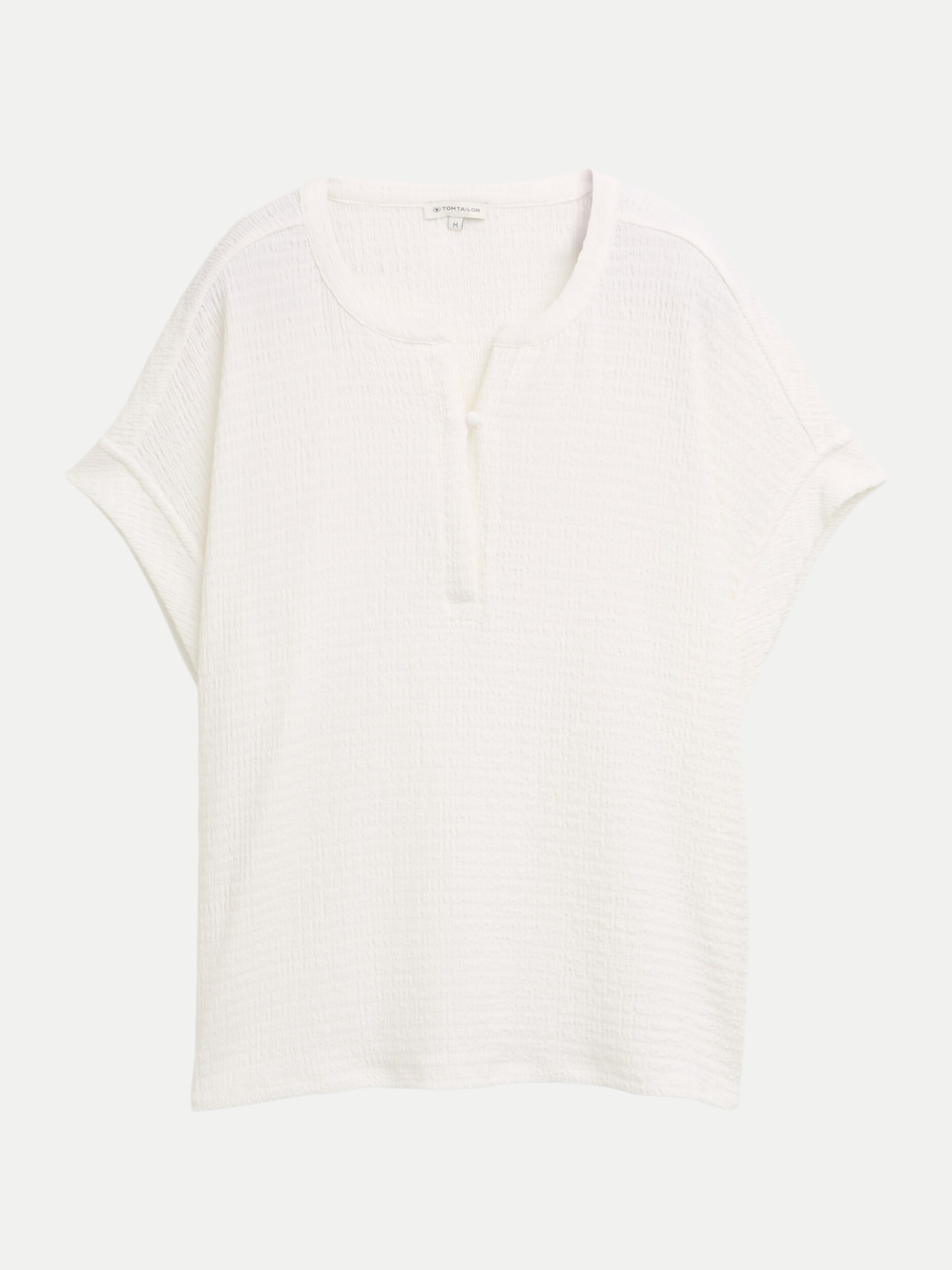 T-shirt Henley Weiß L