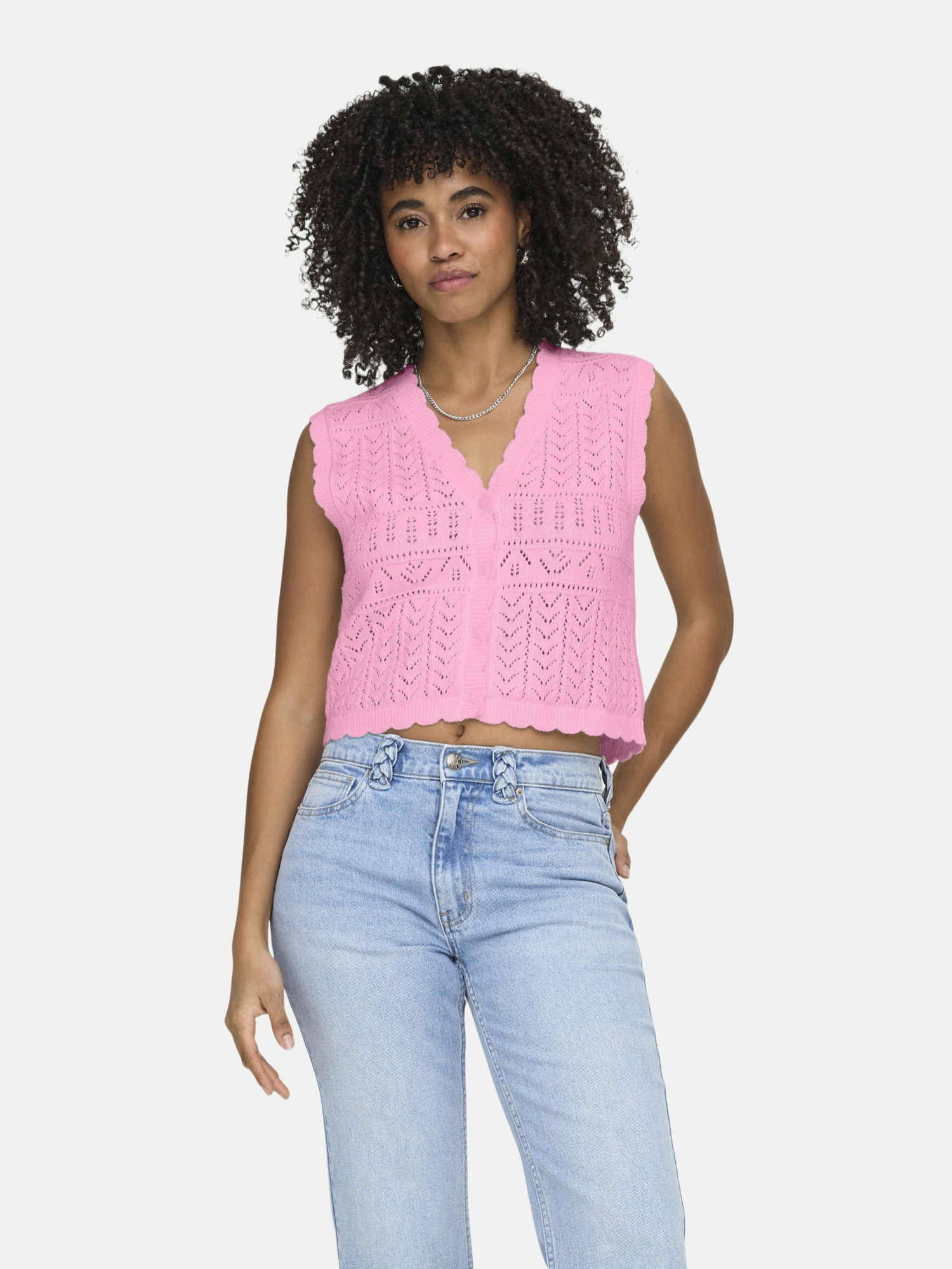 Only Strickjacke Rosa XL