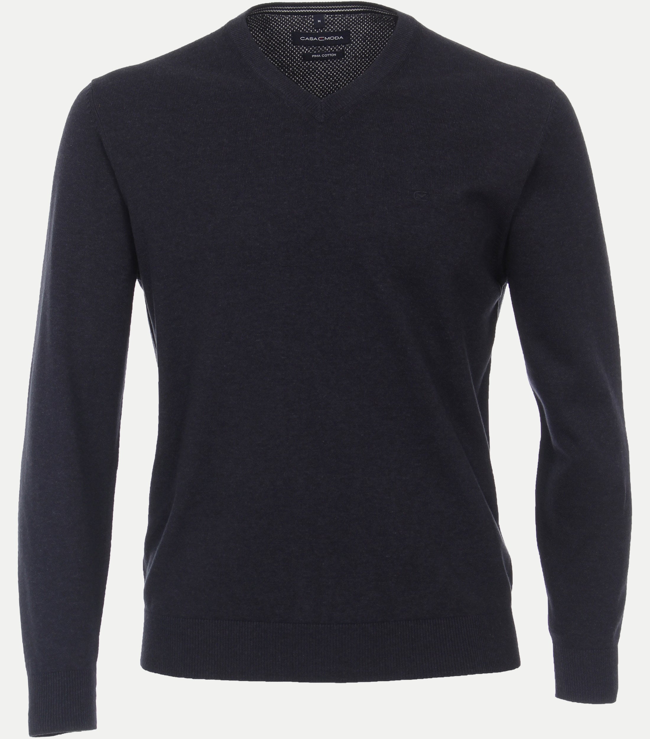 Pullover mit V-Ausschnitt Blau L