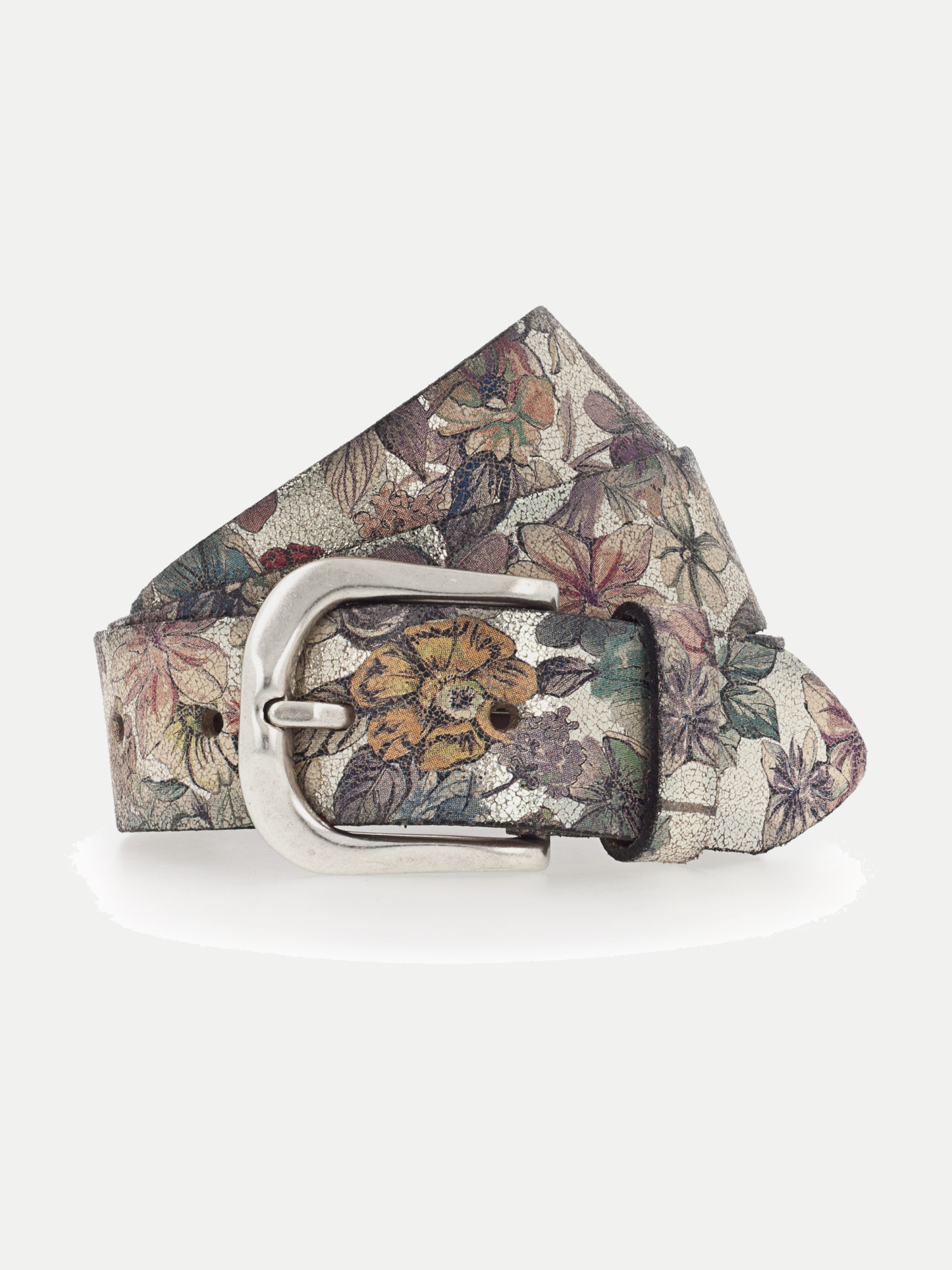 Gürtel aus Leder | 1799-gold metallic / multicolor | 95 | V5454A6725 ...